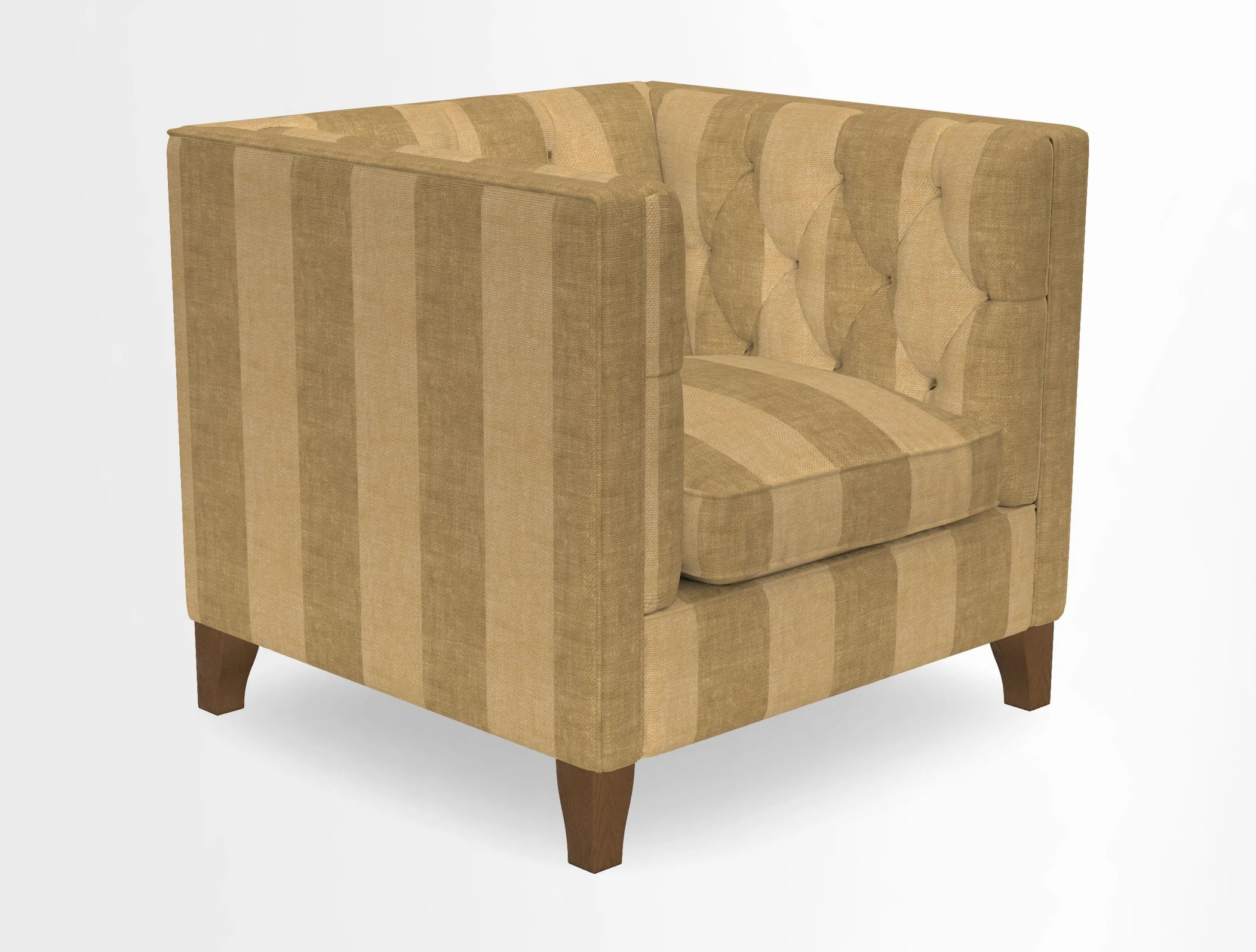 Haresfield Chair in Two Tone Plain Biscuit