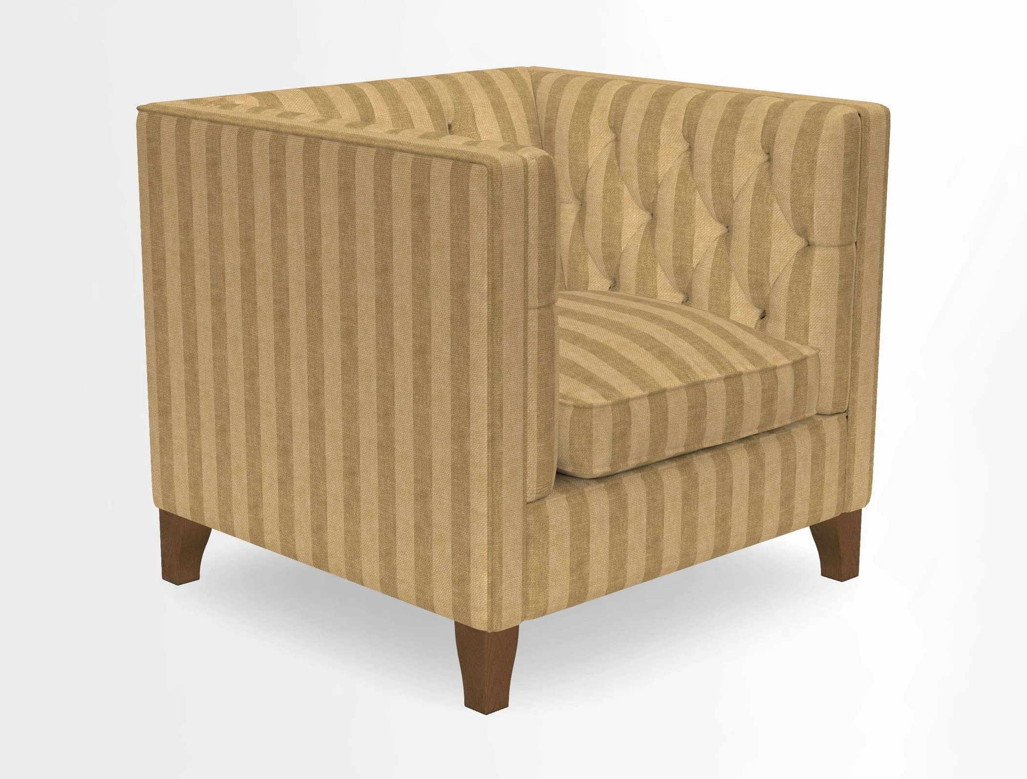 Haresfield Chair in Two Tone Plain Biscuit