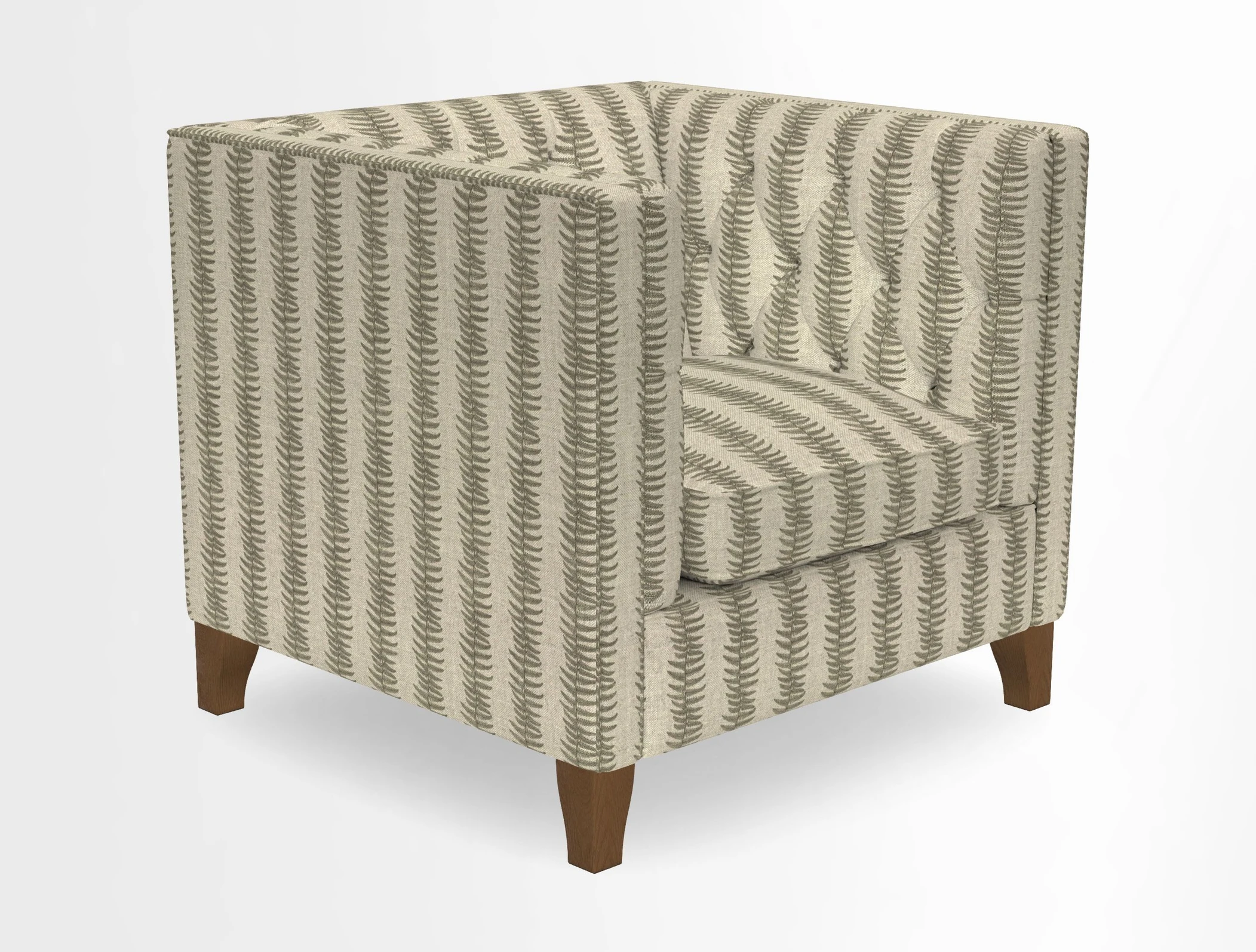 Haresfield Chair in Two Tone Plain Biscuit