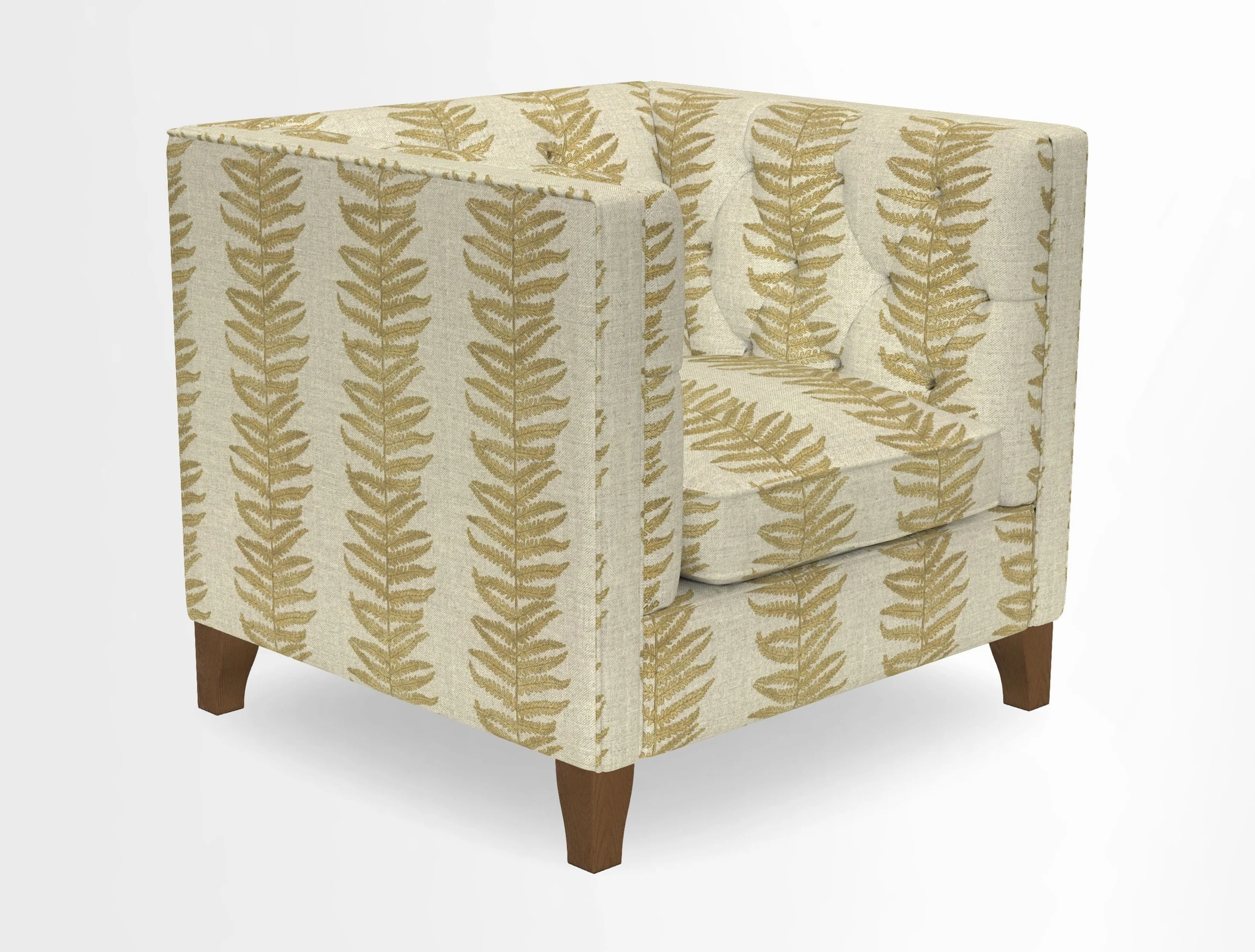 Haresfield Chair in Two Tone Plain Biscuit