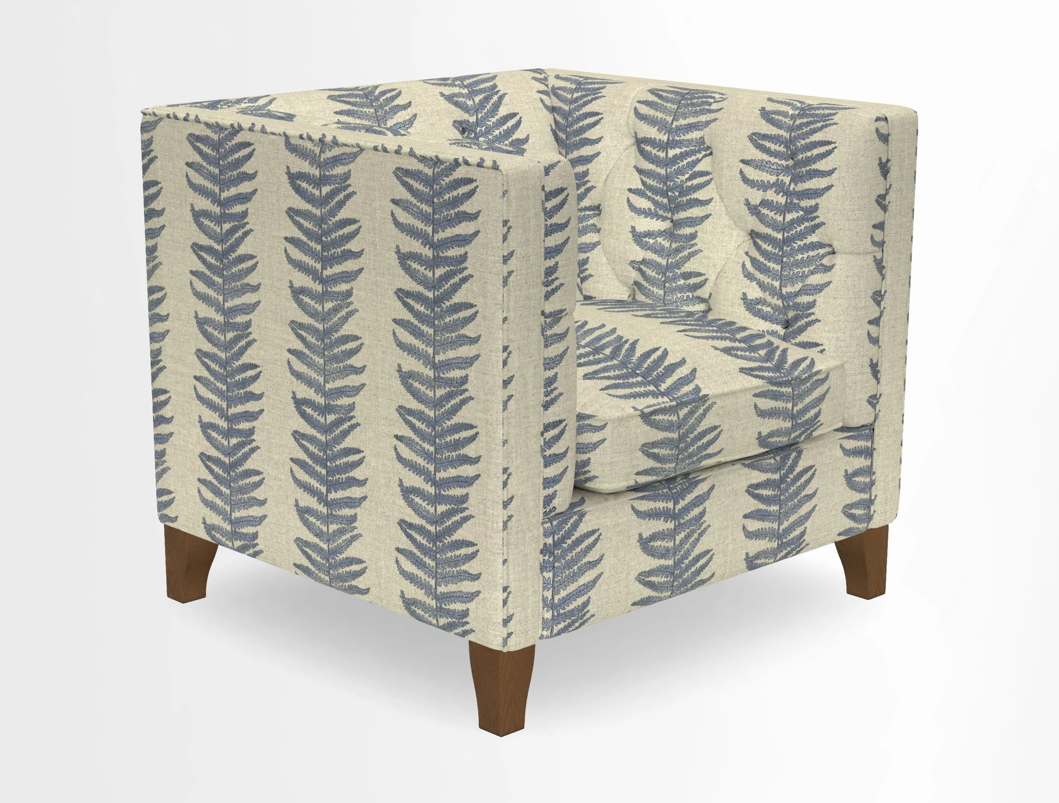 Haresfield Chair in Two Tone Plain Biscuit