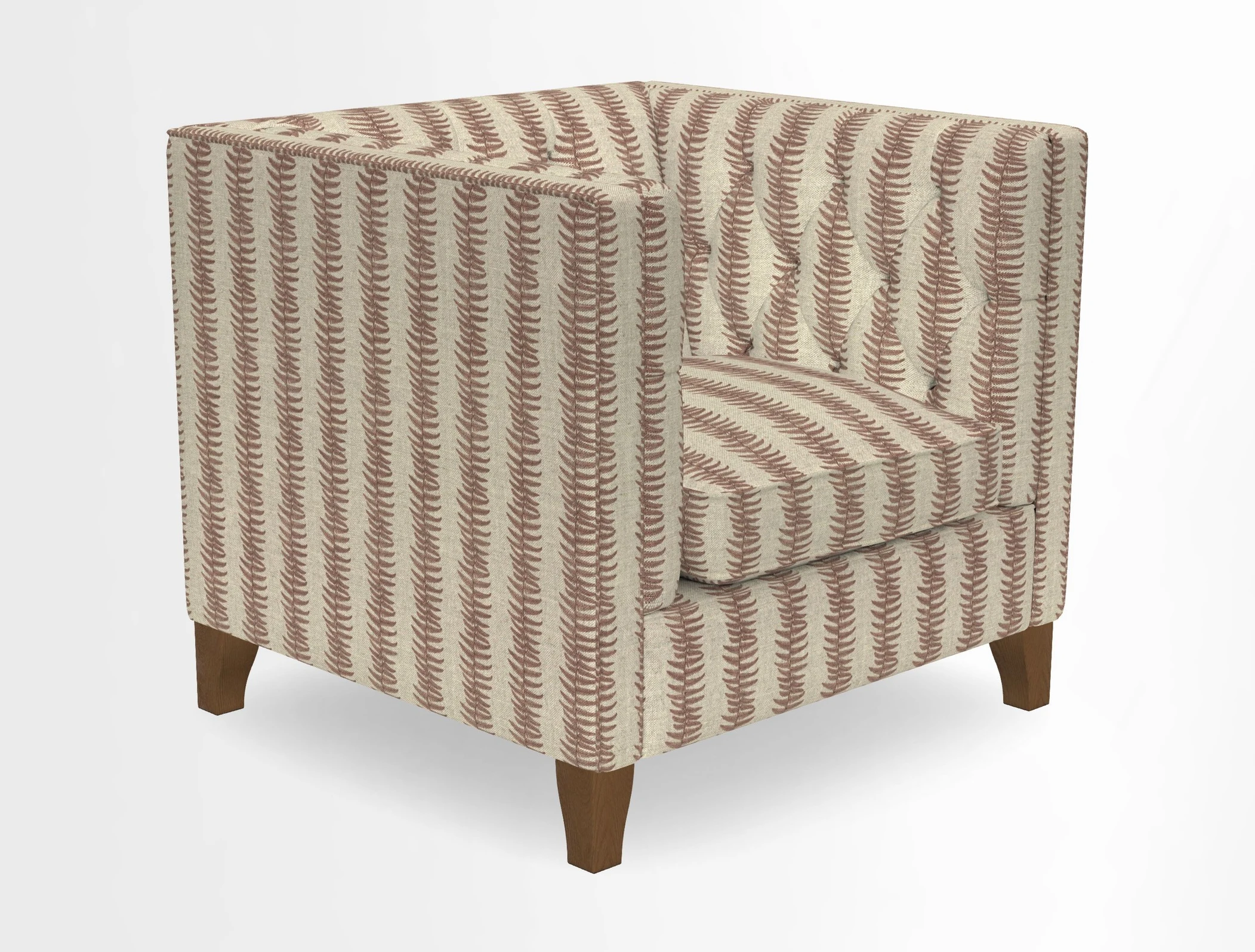 Haresfield Chair in Two Tone Plain Biscuit