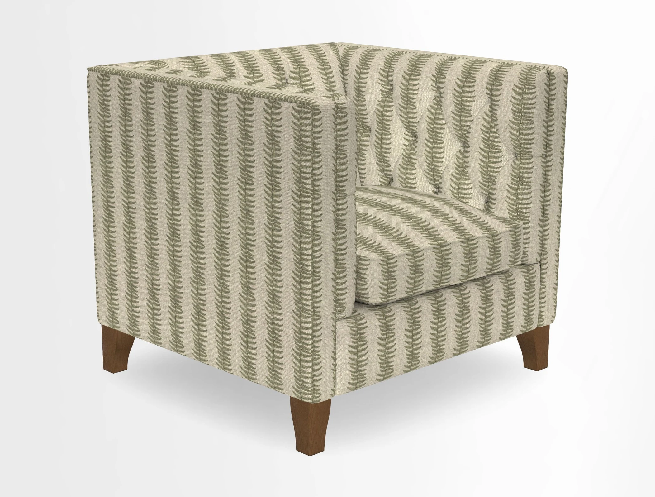 Haresfield Chair in Two Tone Plain Biscuit