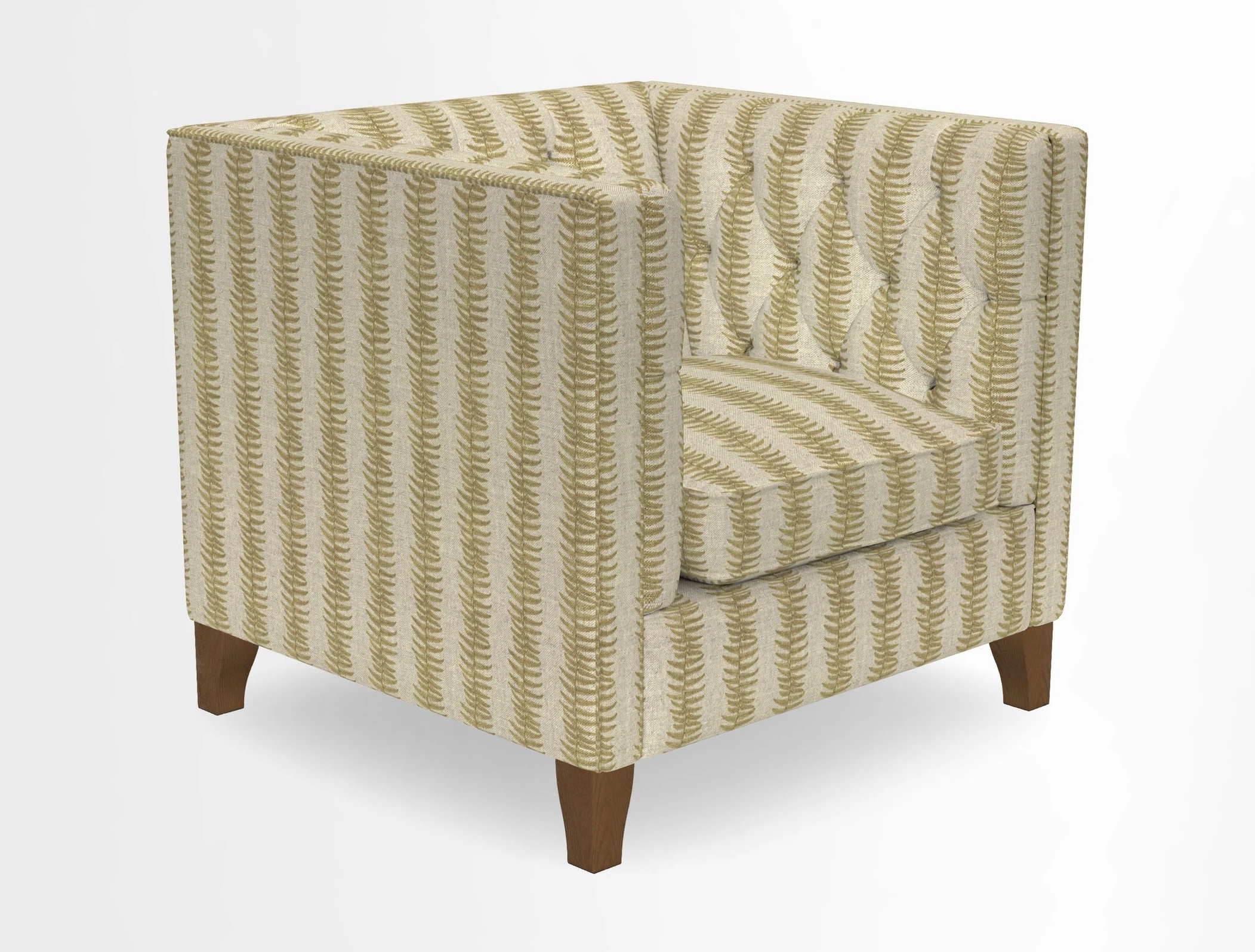 Haresfield Chair in Two Tone Plain Biscuit