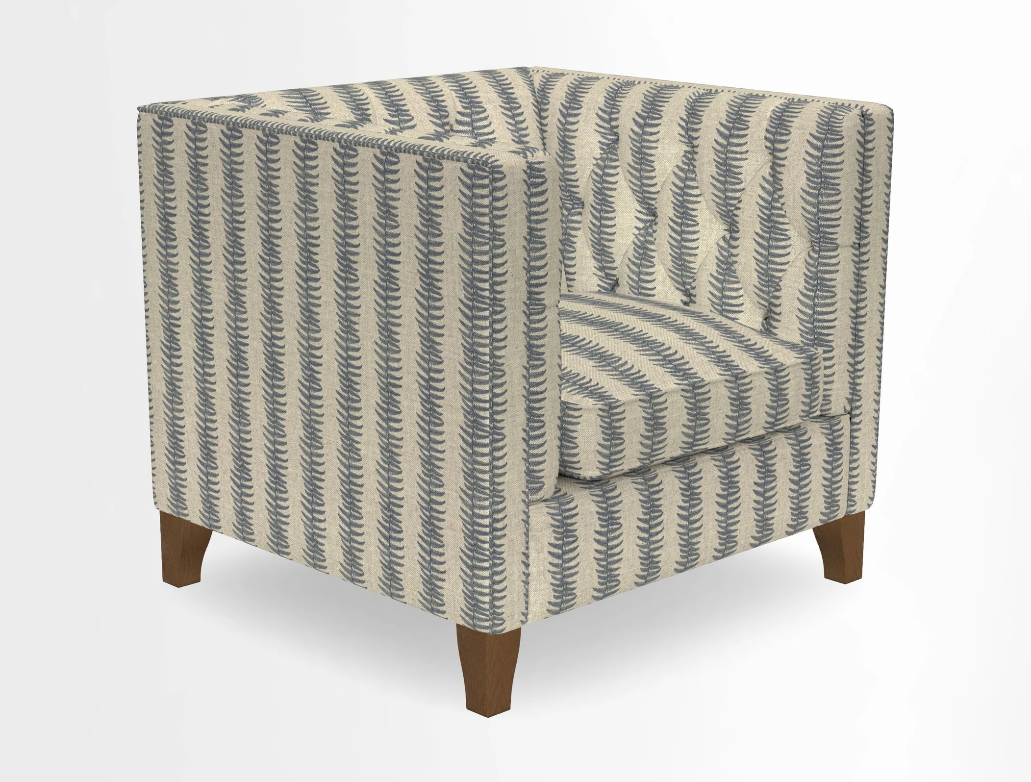 Haresfield Chair in Two Tone Plain Biscuit