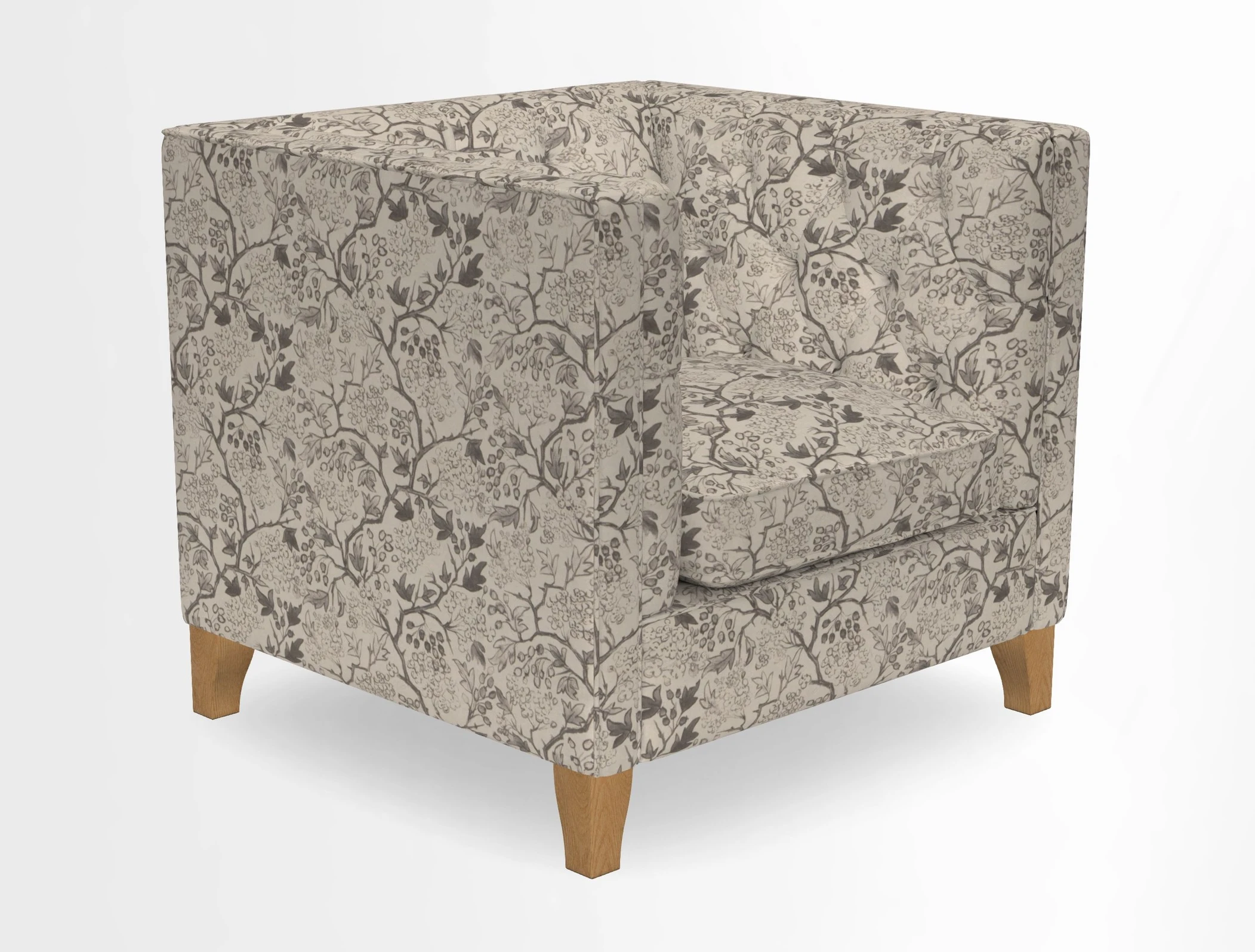 Haresfield Chair in Two Tone Plain Biscuit