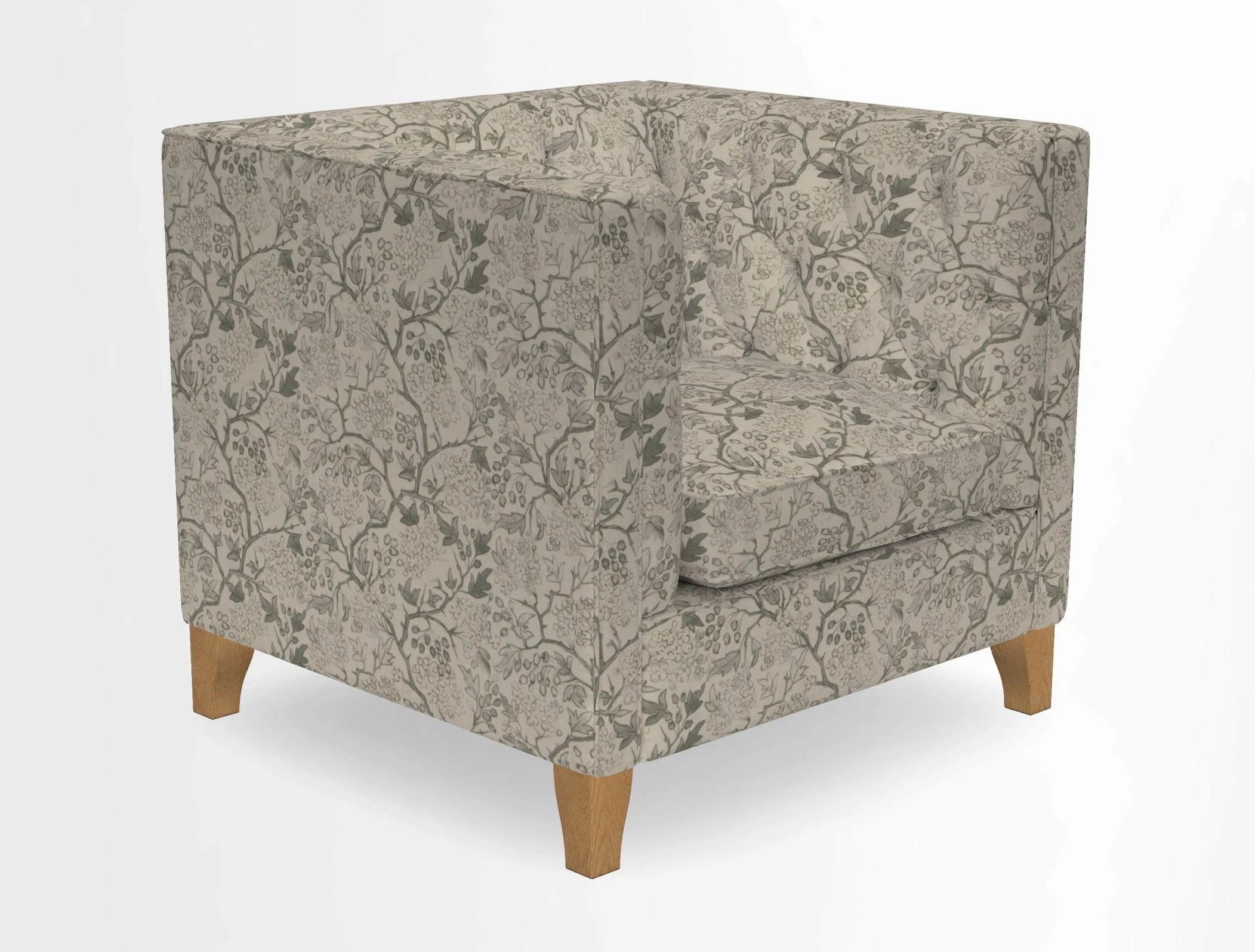 Haresfield Chair in Two Tone Plain Biscuit