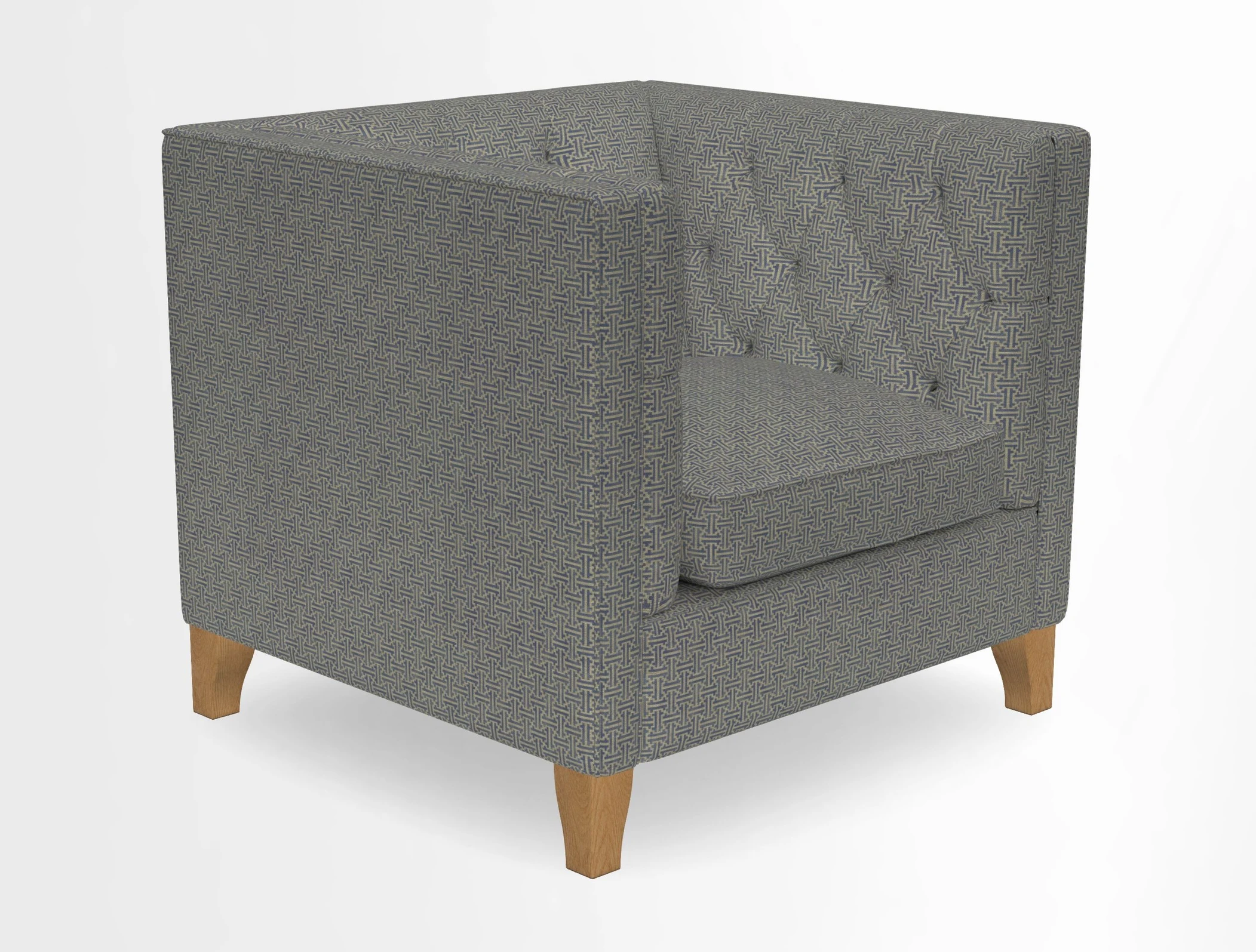 Haresfield Chair in Two Tone Plain Biscuit