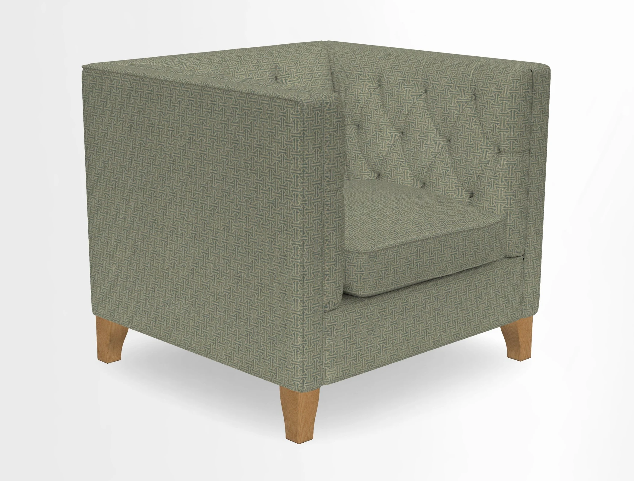 Haresfield Chair in Two Tone Plain Biscuit