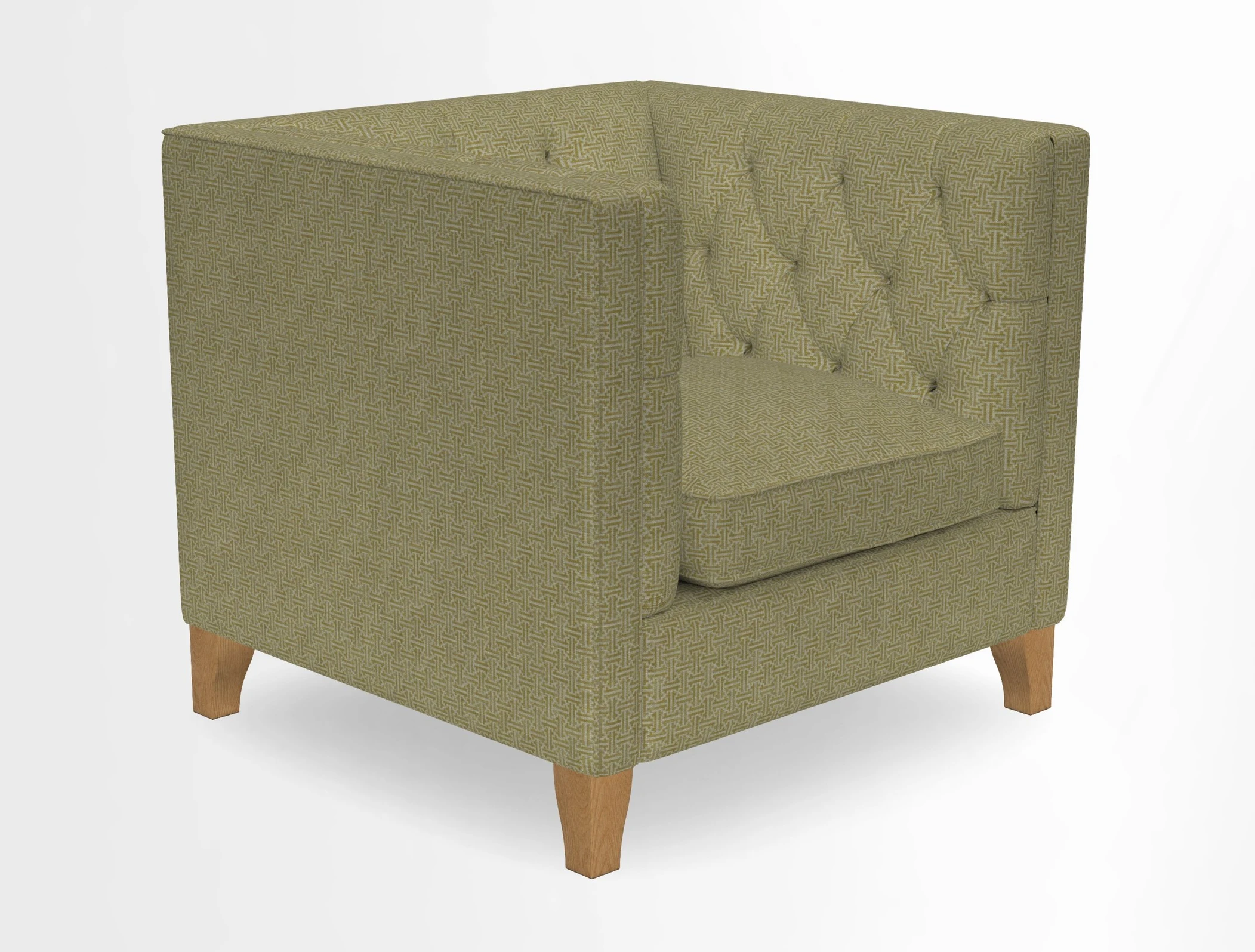 Haresfield Chair in Two Tone Plain Biscuit