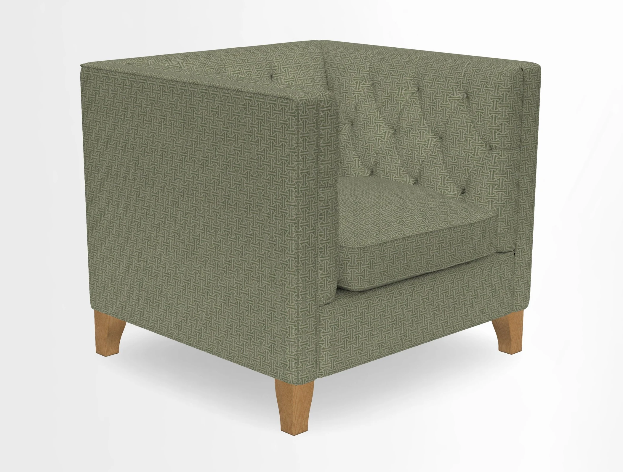 Haresfield Chair in Two Tone Plain Biscuit