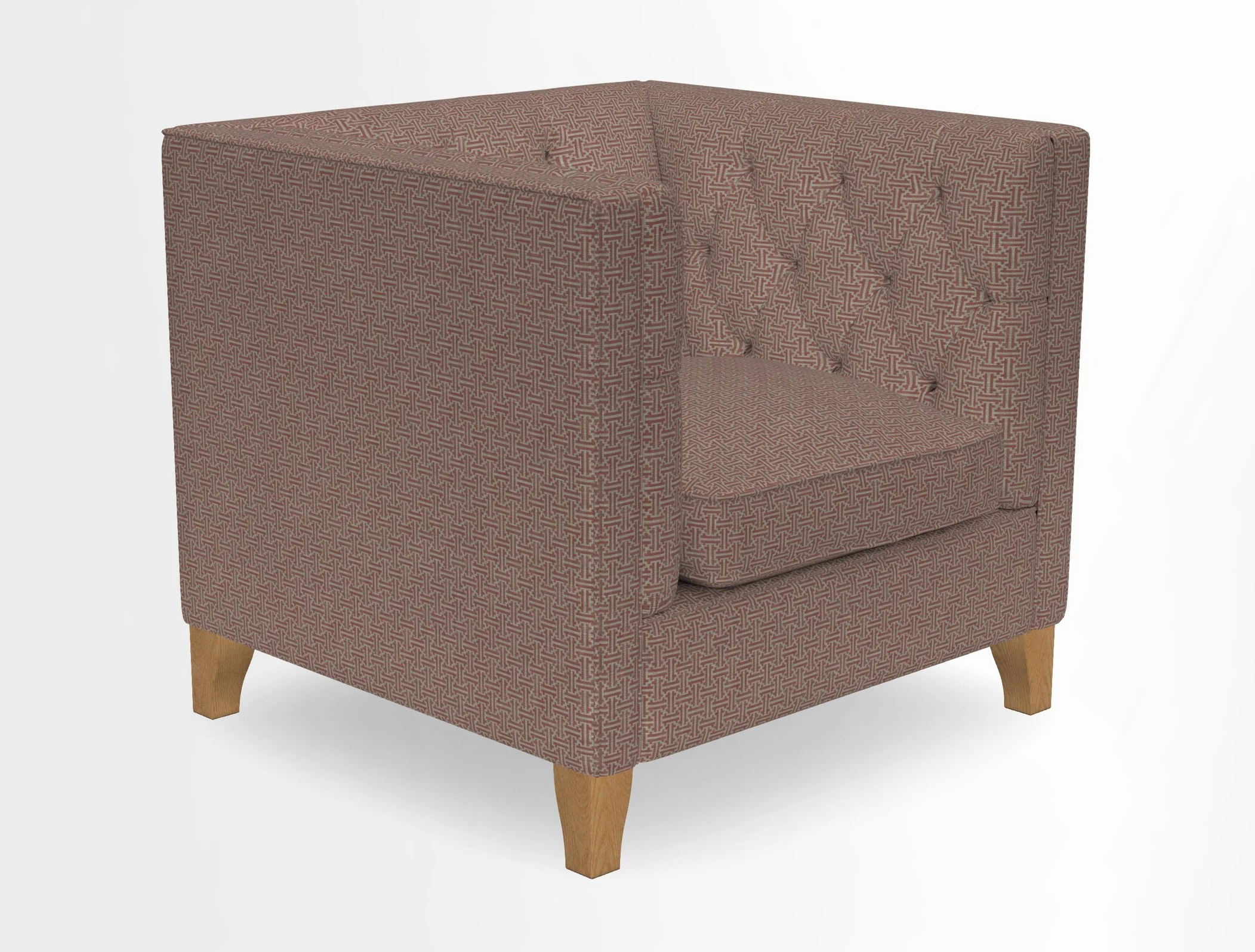 Haresfield Chair in Two Tone Plain Biscuit