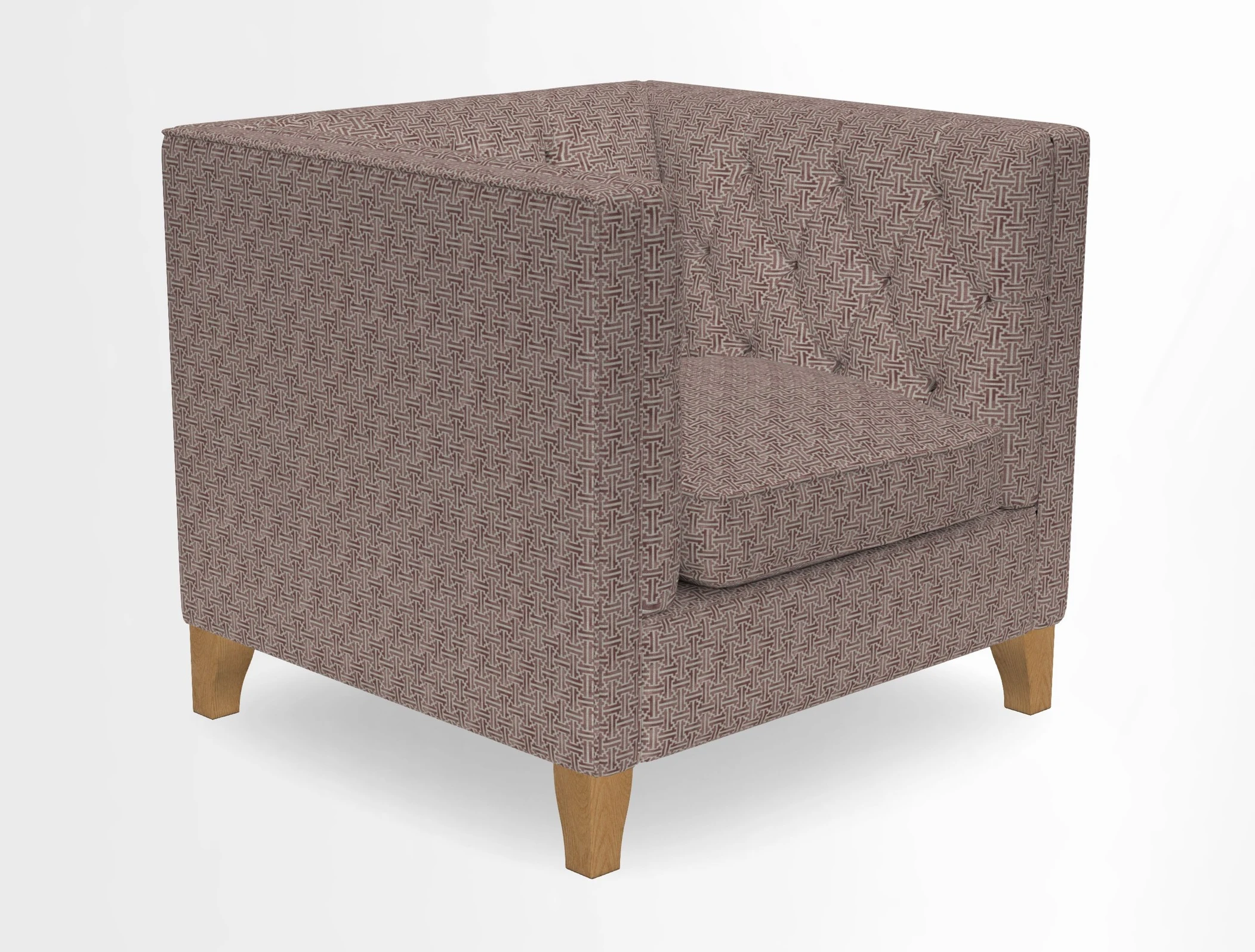 Haresfield Chair in Two Tone Plain Biscuit
