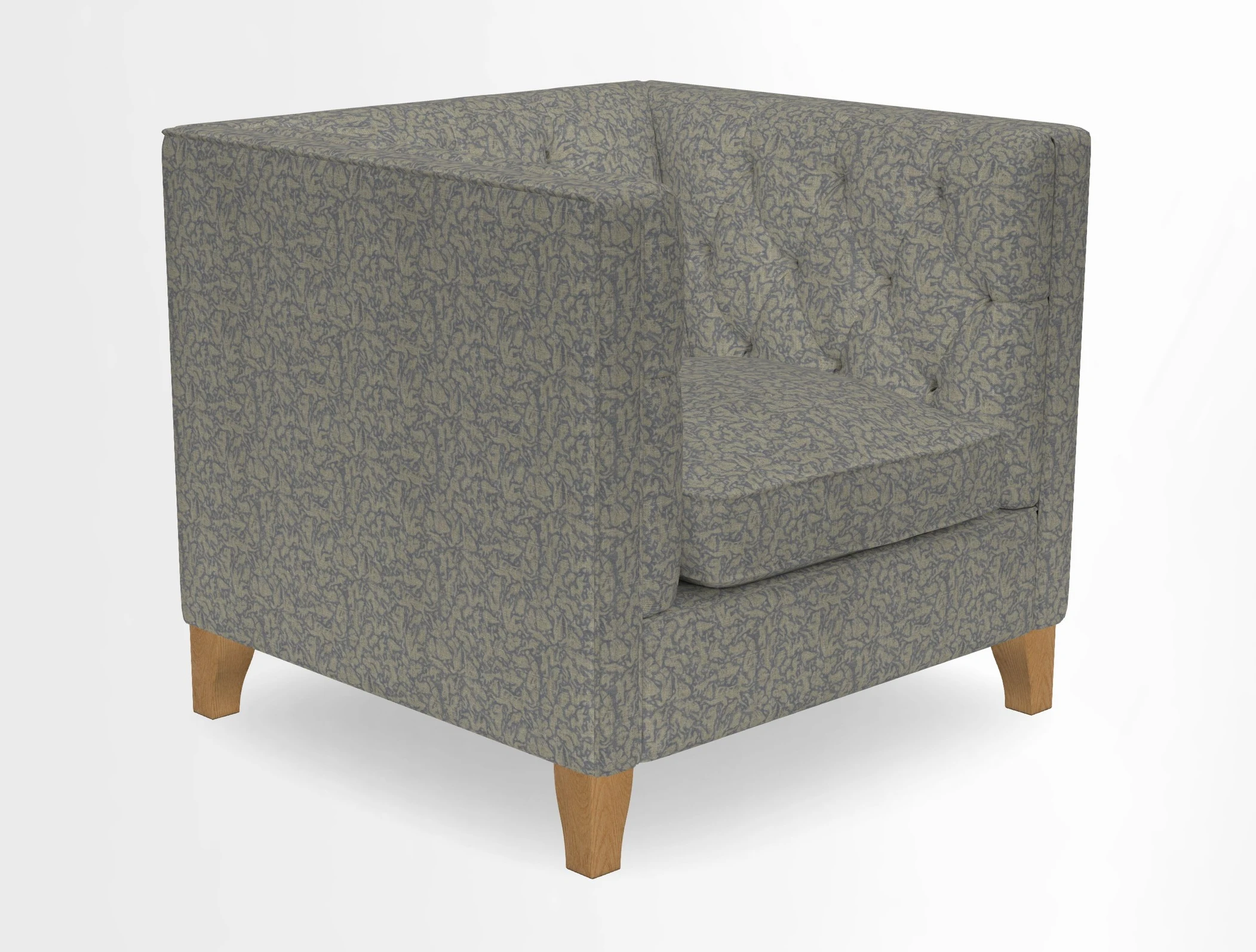 Haresfield Chair in Two Tone Plain Biscuit