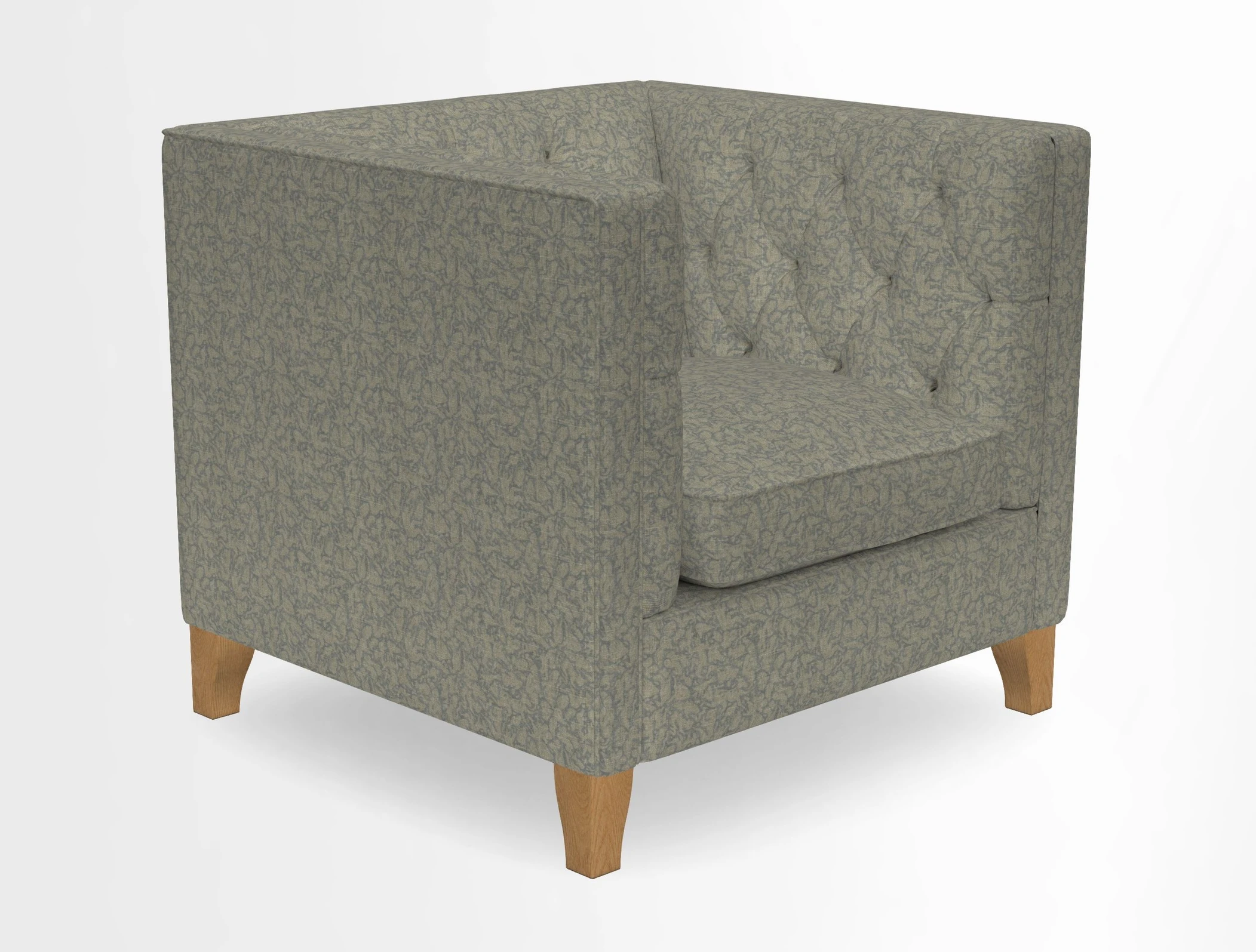 Haresfield Chair in Two Tone Plain Biscuit
