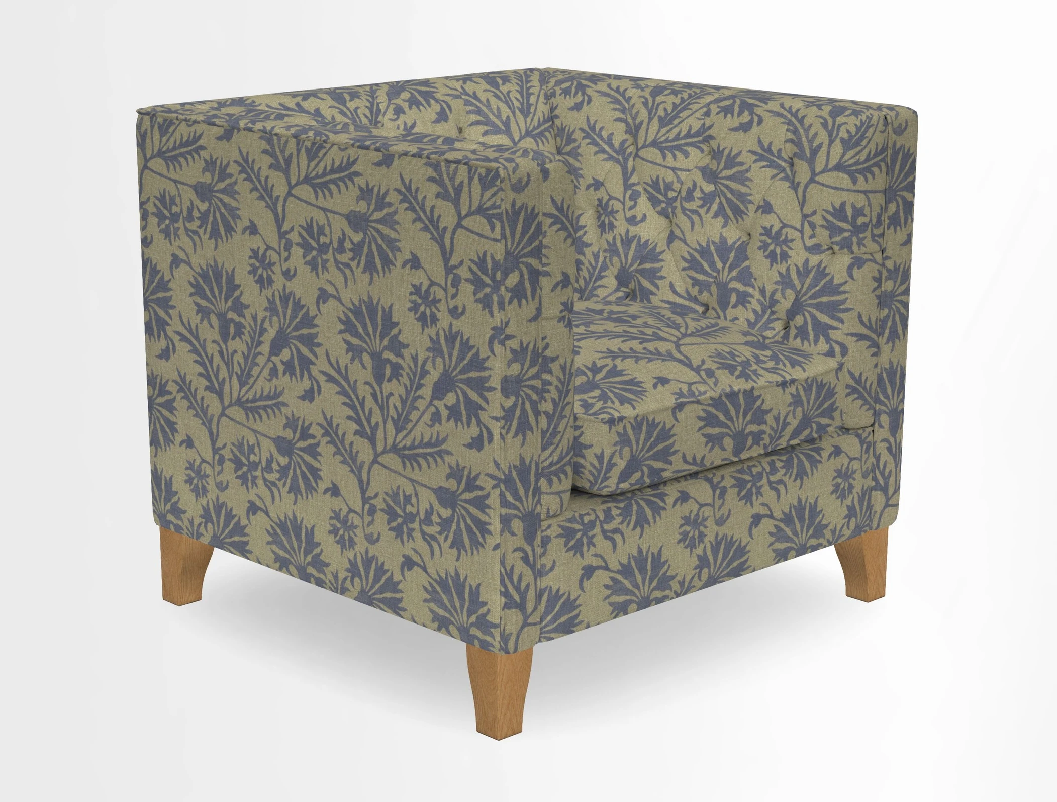 Haresfield Chair in Two Tone Plain Biscuit