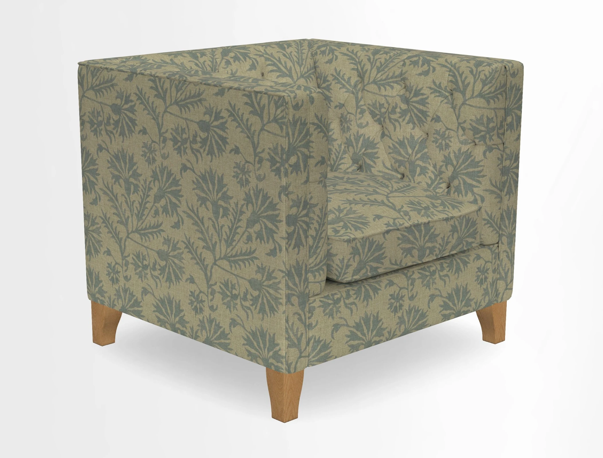 Haresfield Chair in Two Tone Plain Biscuit