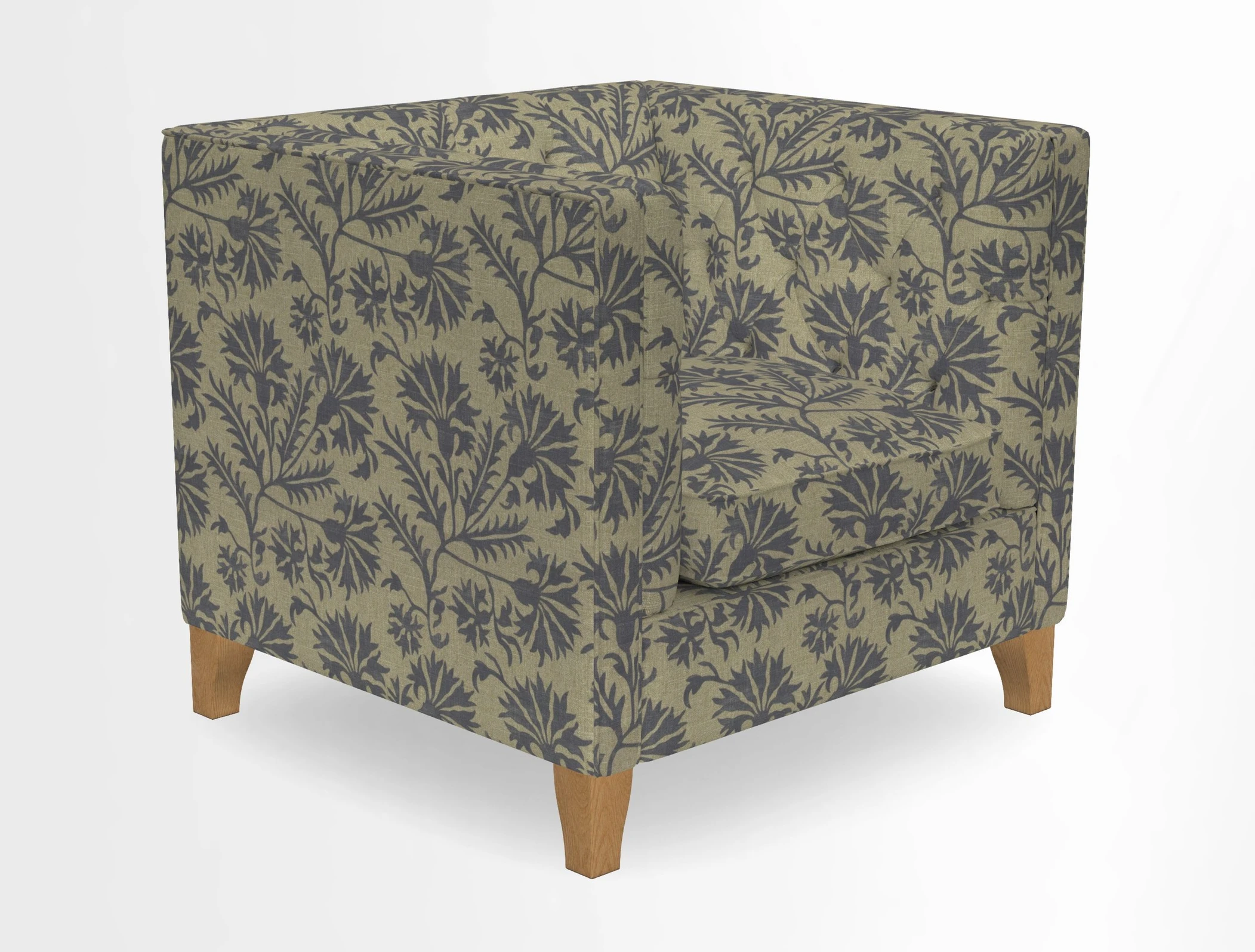 Haresfield Chair in Two Tone Plain Biscuit