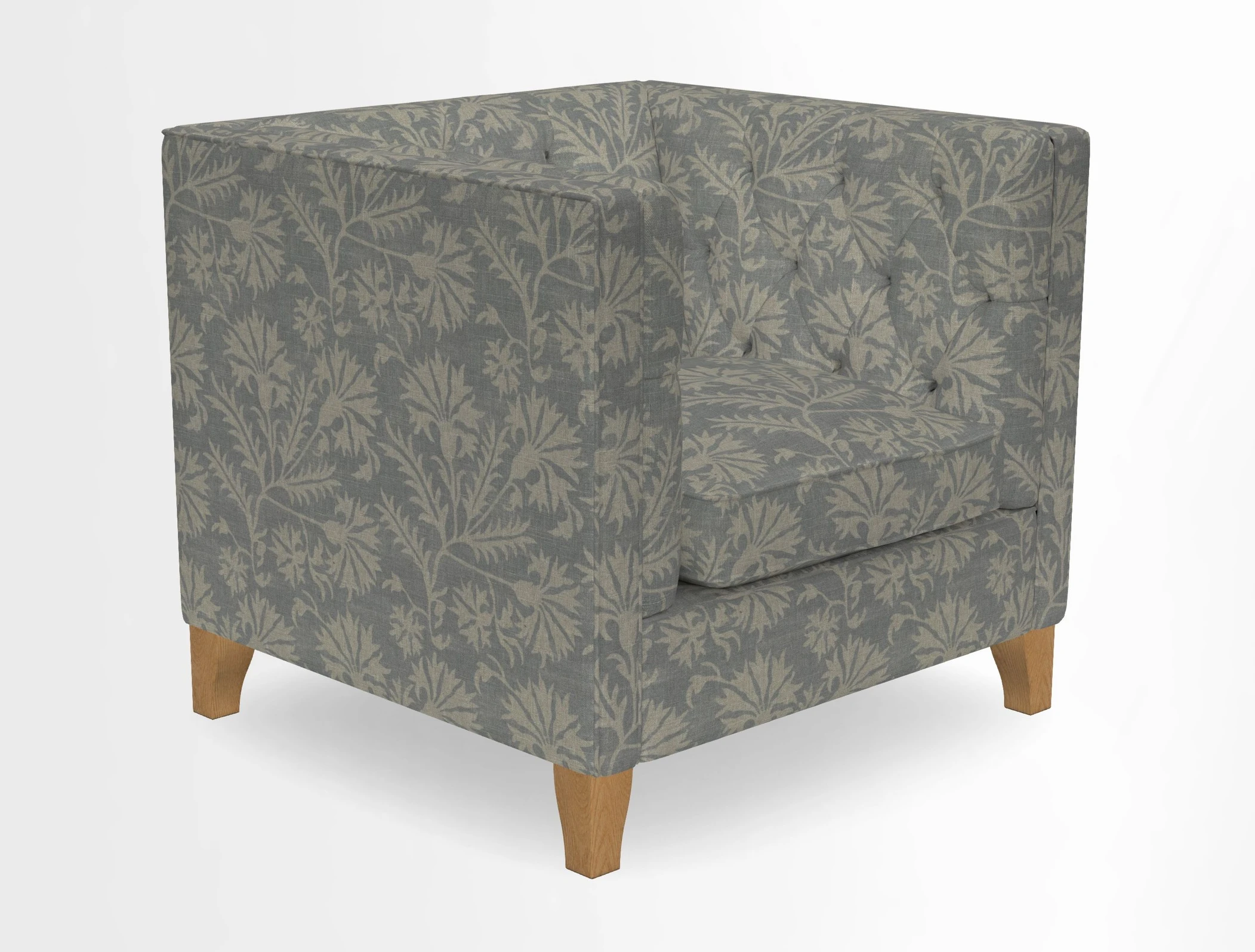 Haresfield Chair in Two Tone Plain Biscuit