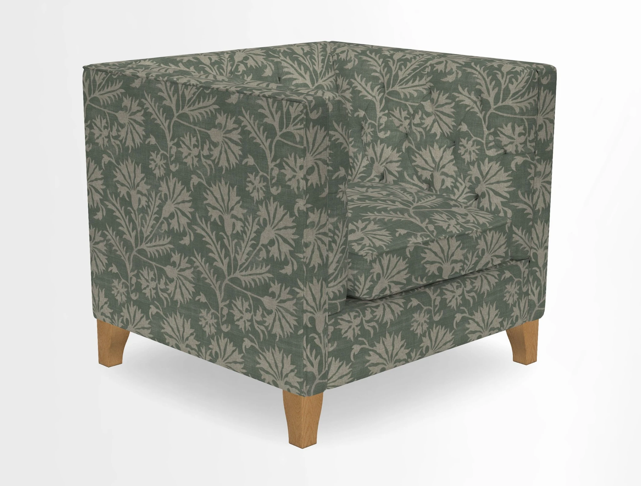 Haresfield Chair in Two Tone Plain Biscuit