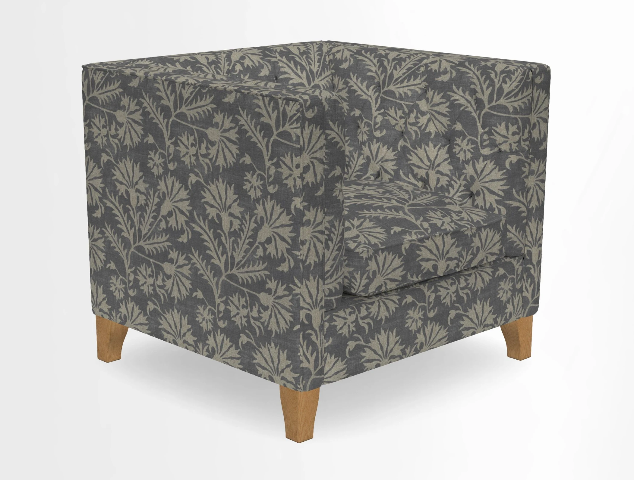 Haresfield Chair in Two Tone Plain Biscuit