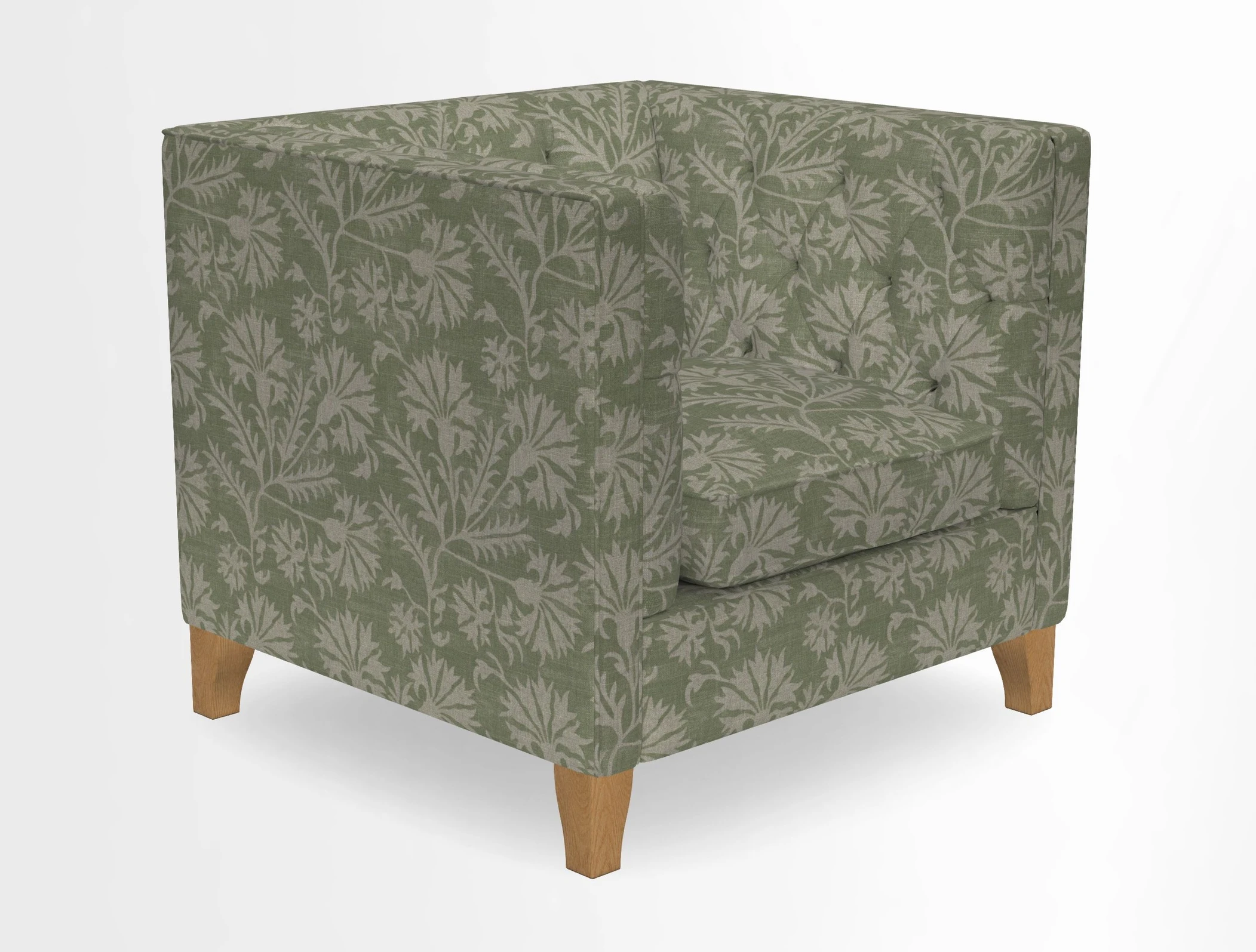 Haresfield Chair in Two Tone Plain Biscuit