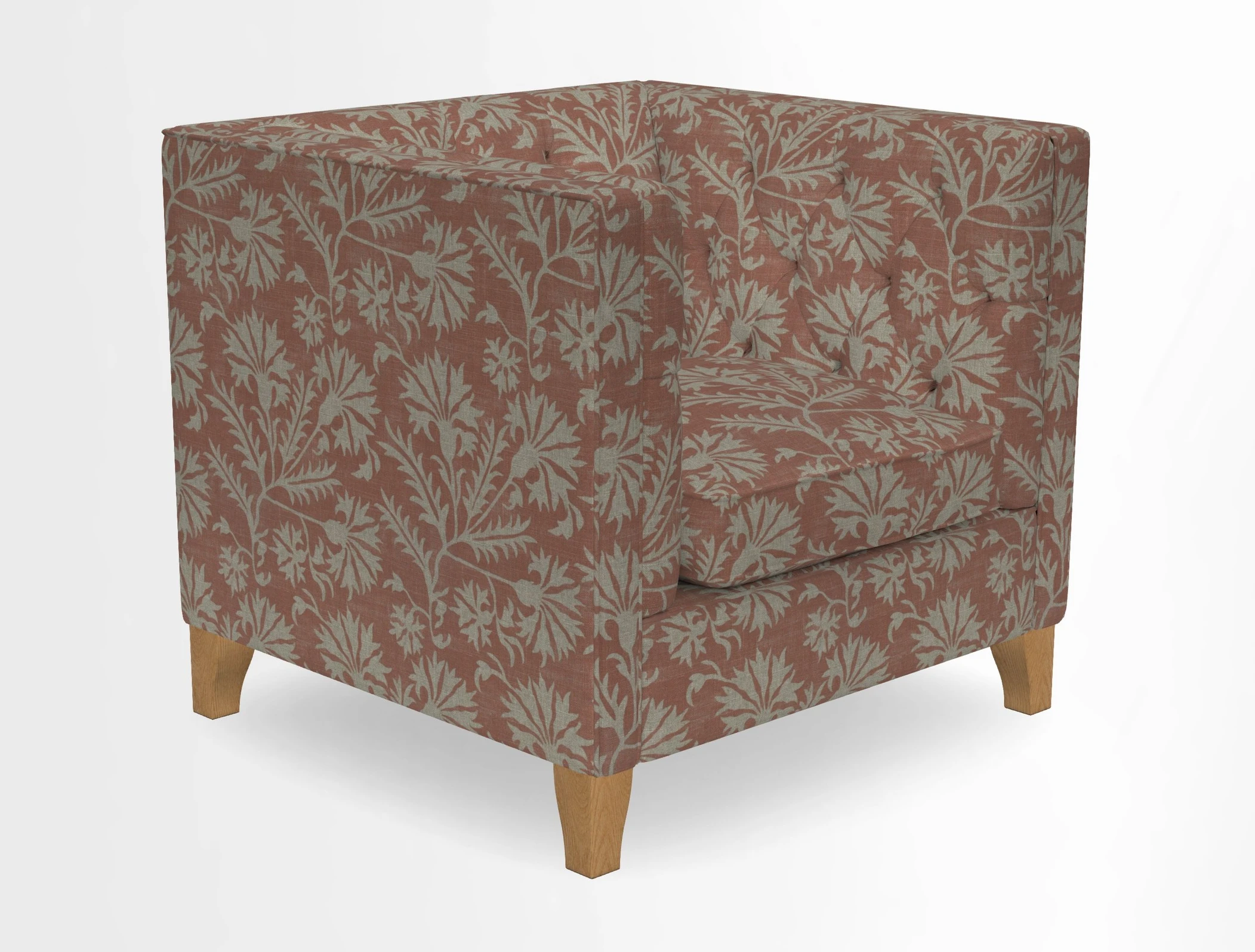 Haresfield Chair in Two Tone Plain Biscuit