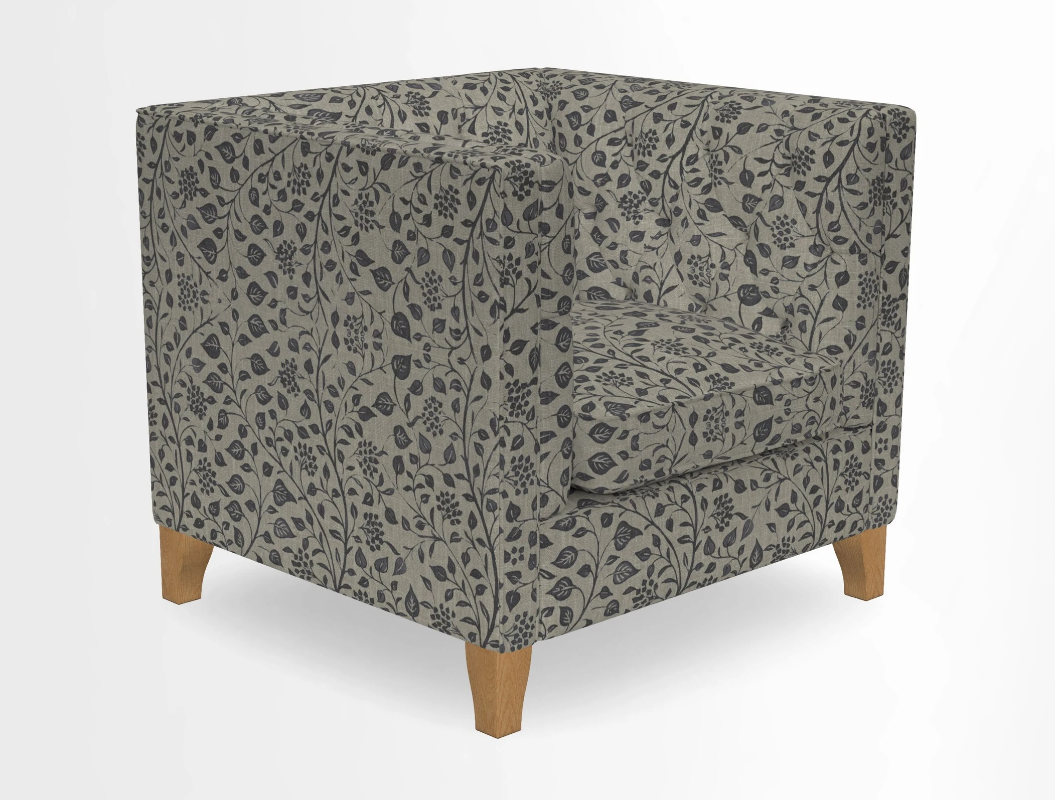 Haresfield Chair in Two Tone Plain Biscuit