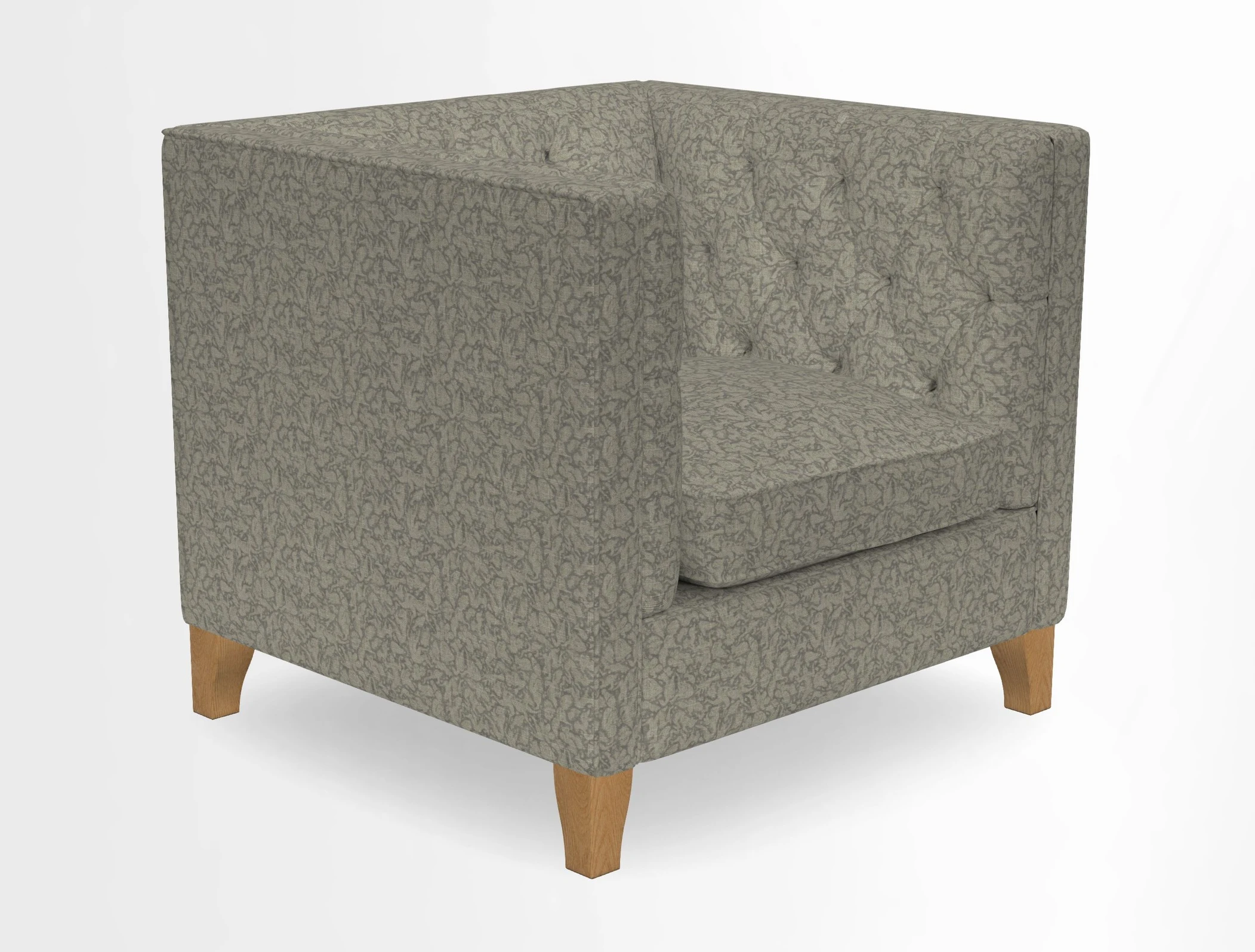 Haresfield Chair in Two Tone Plain Biscuit