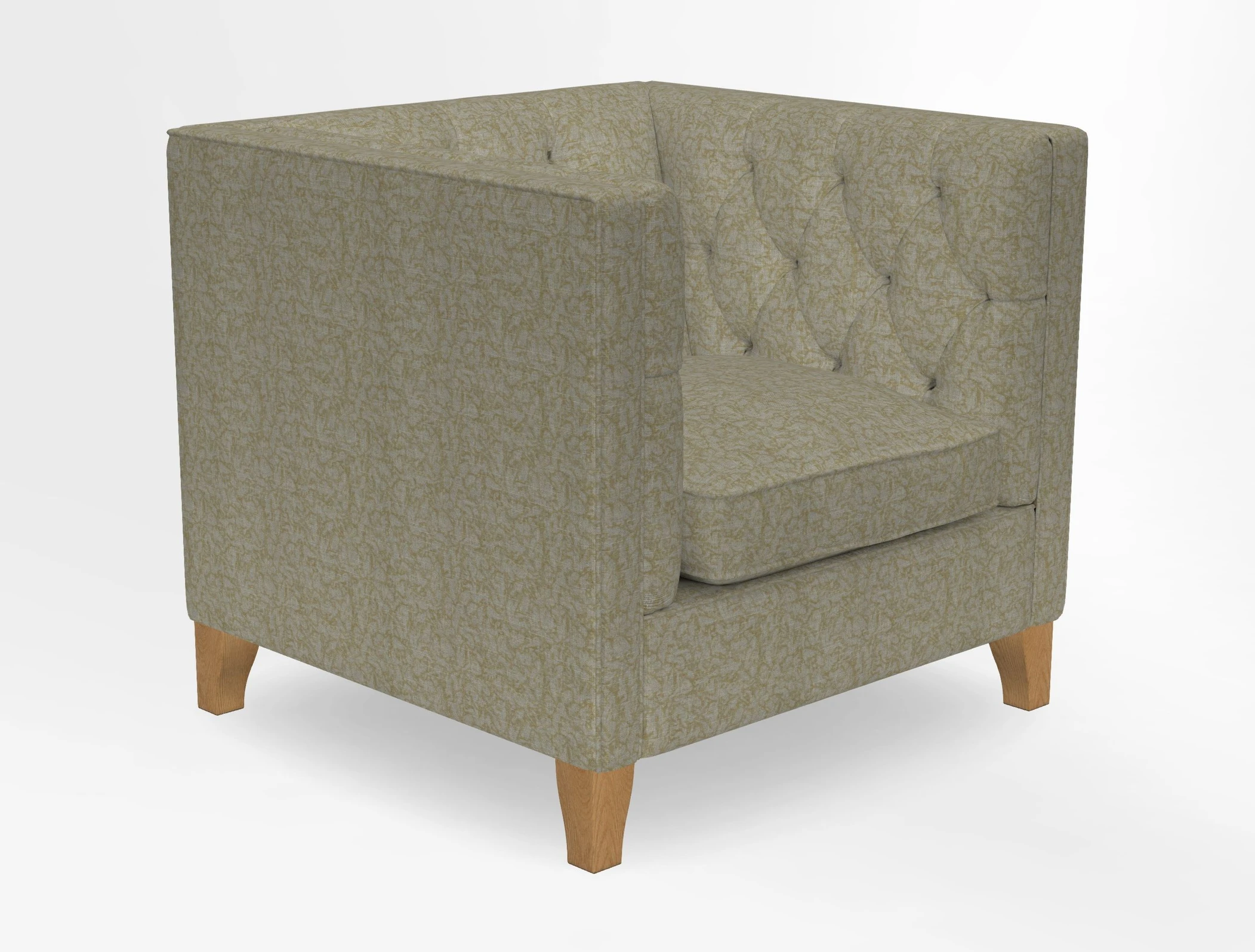 Haresfield Chair in Two Tone Plain Biscuit