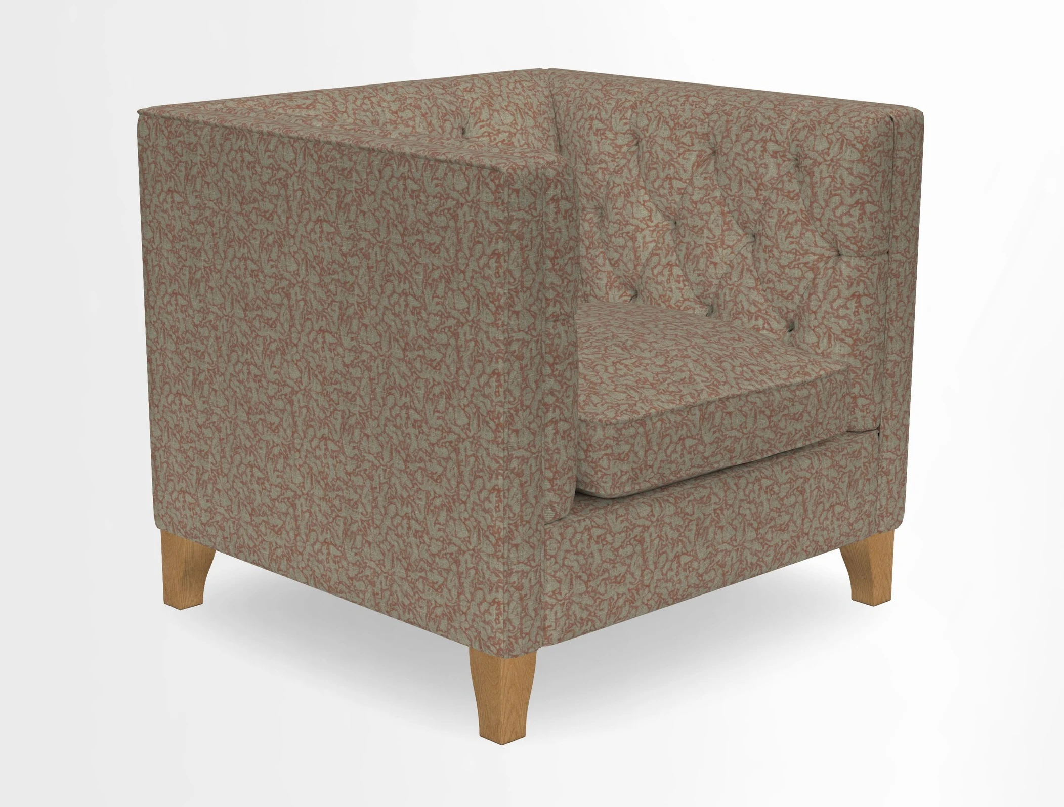 Haresfield Chair in Two Tone Plain Biscuit