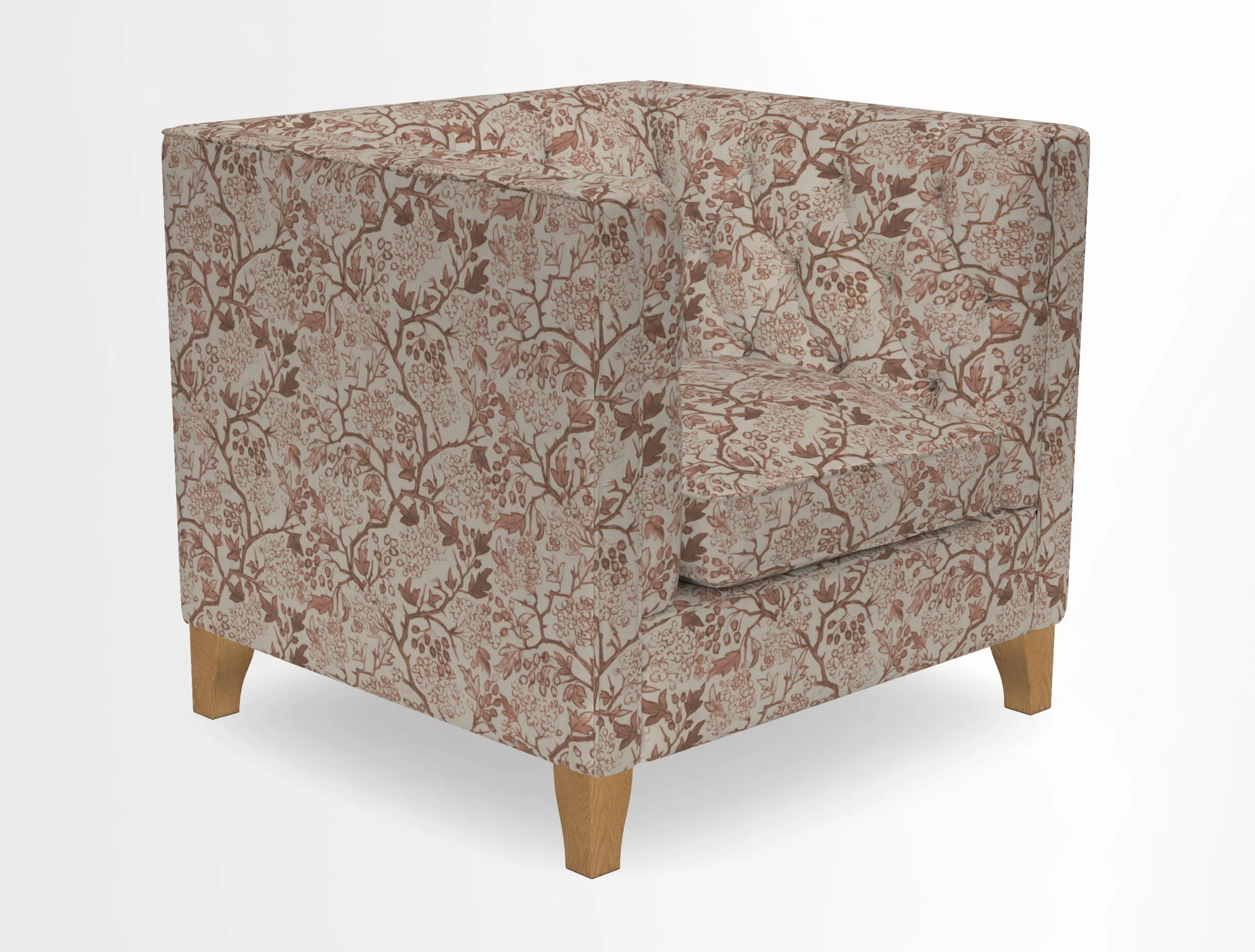 Haresfield Chair in Two Tone Plain Biscuit