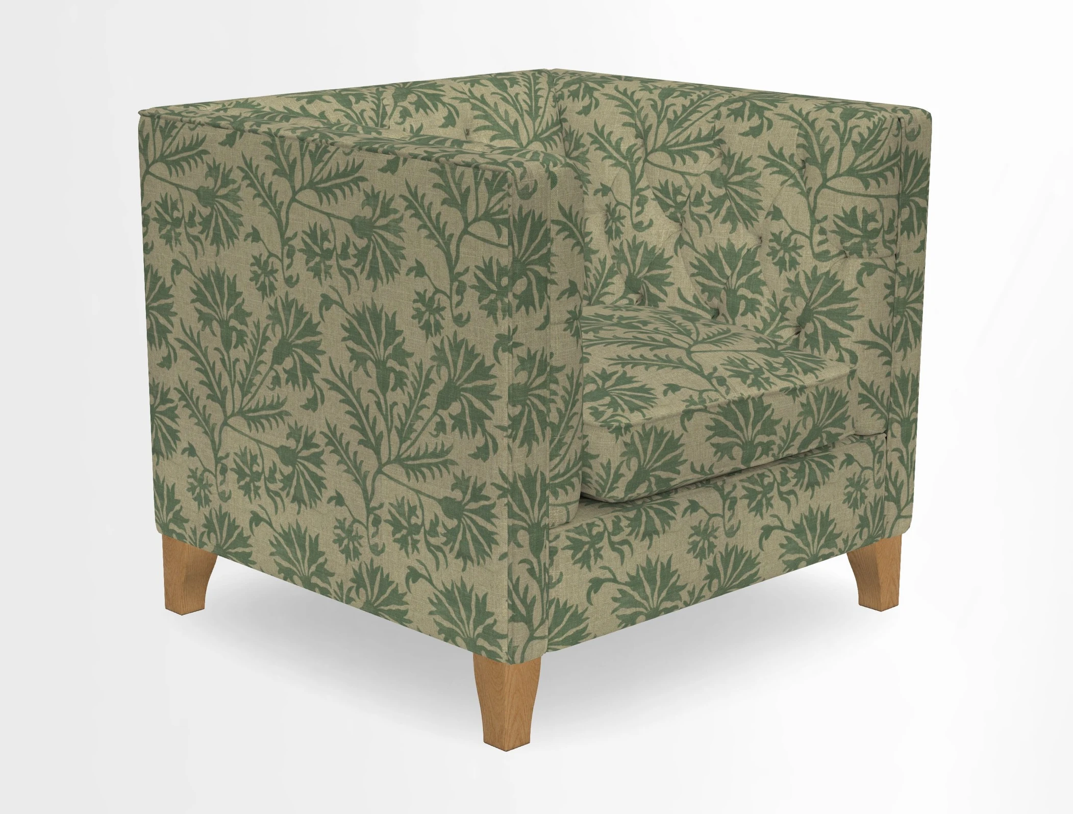 Haresfield Chair in Two Tone Plain Biscuit