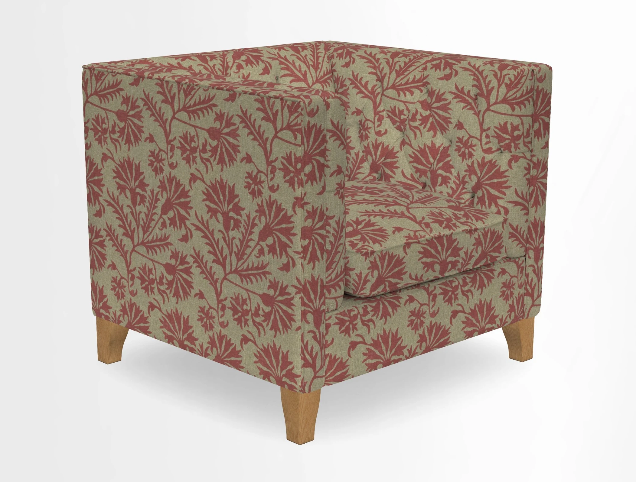 Haresfield Chair in Two Tone Plain Biscuit