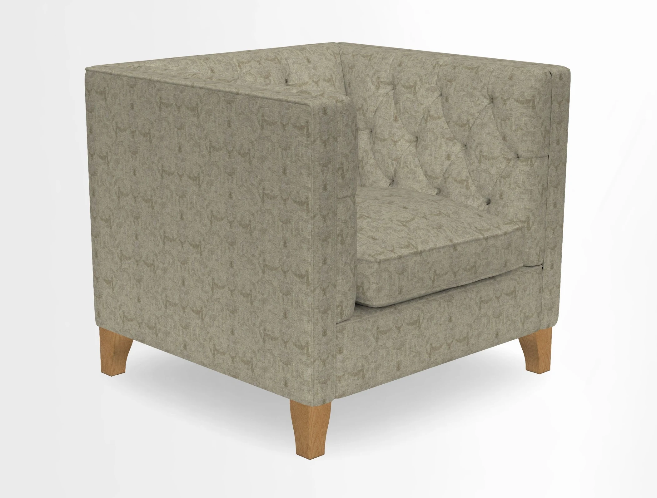 Haresfield Chair in Two Tone Plain Biscuit