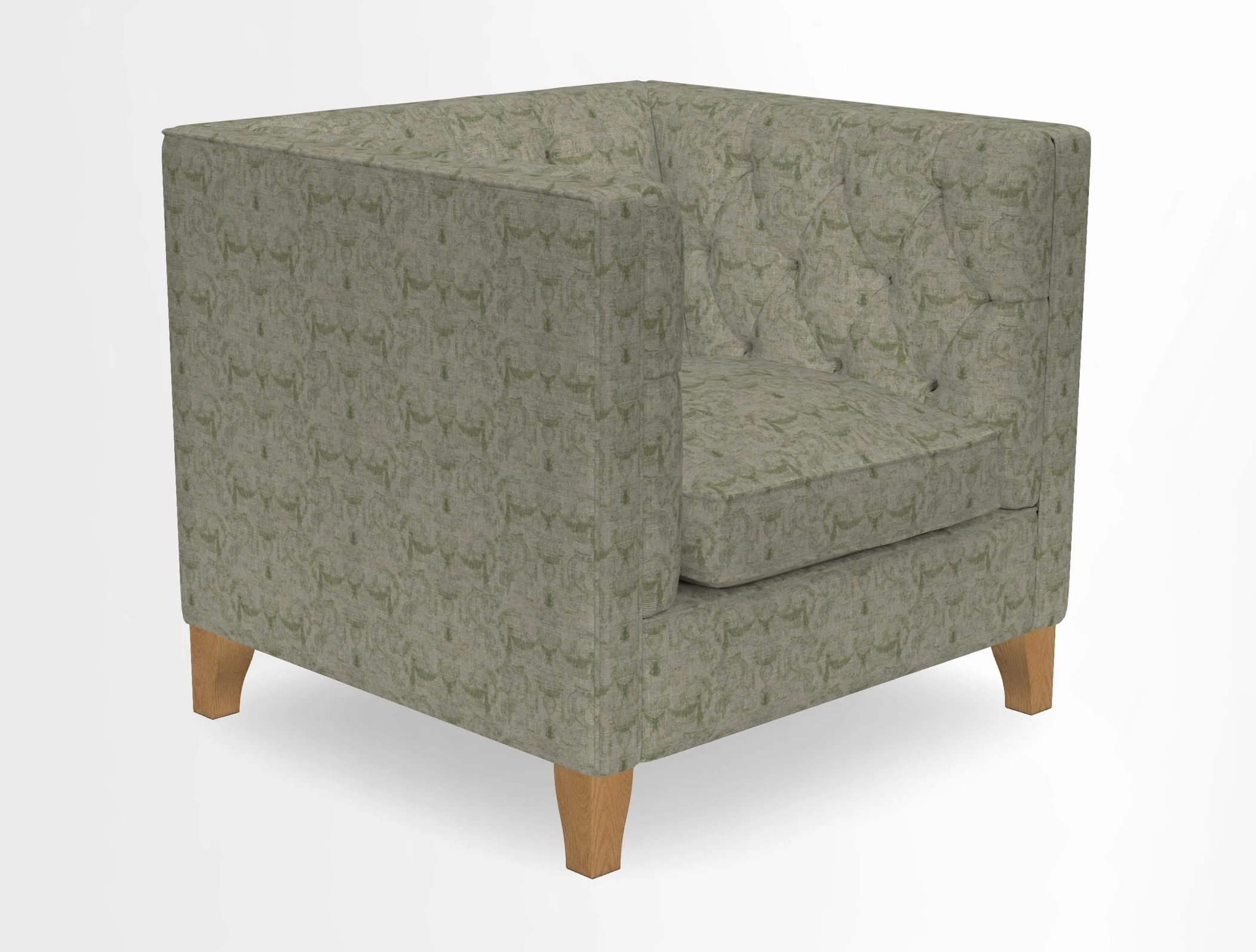 Haresfield Chair in Two Tone Plain Biscuit