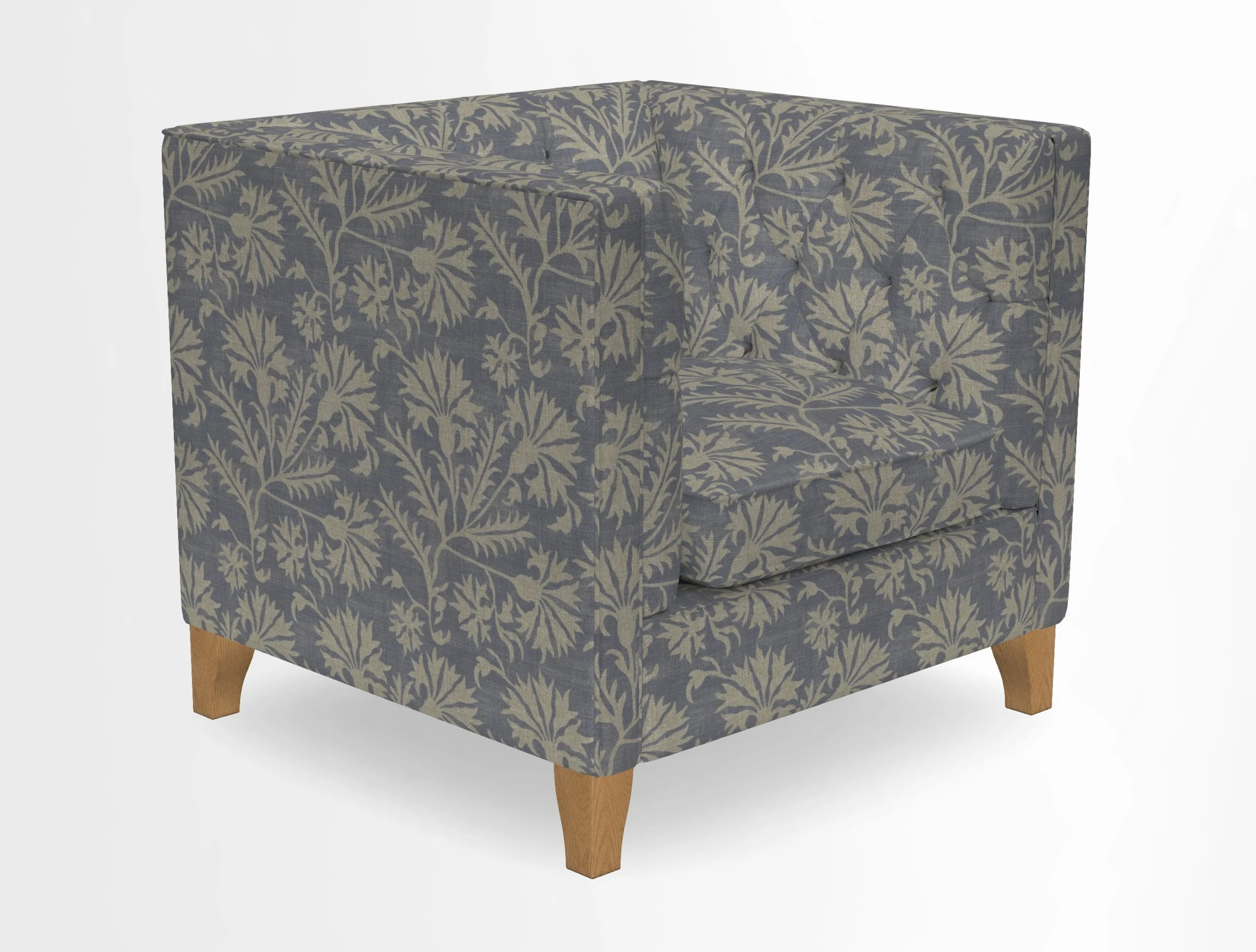 Haresfield Chair in Two Tone Plain Biscuit
