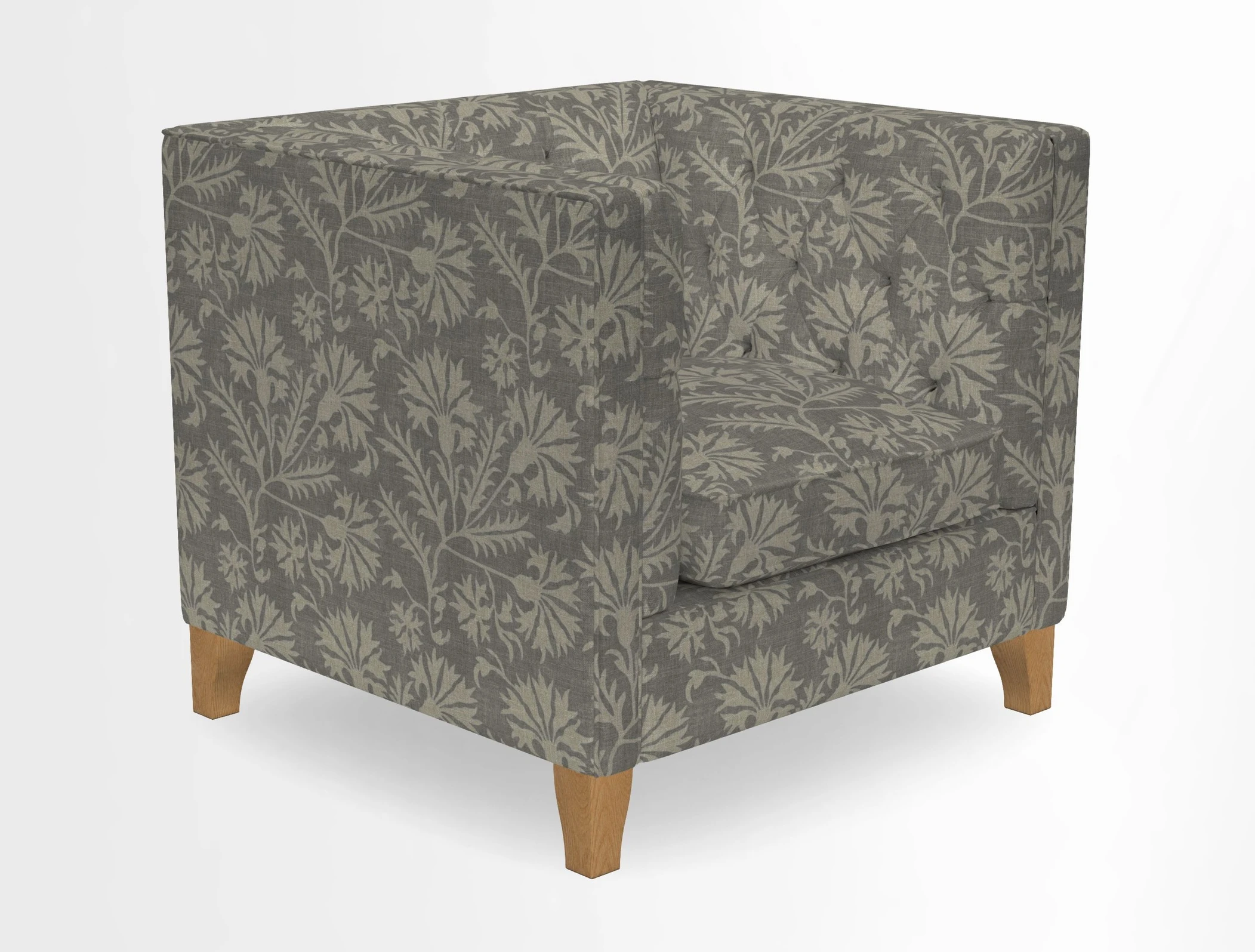 Haresfield Chair in Two Tone Plain Biscuit