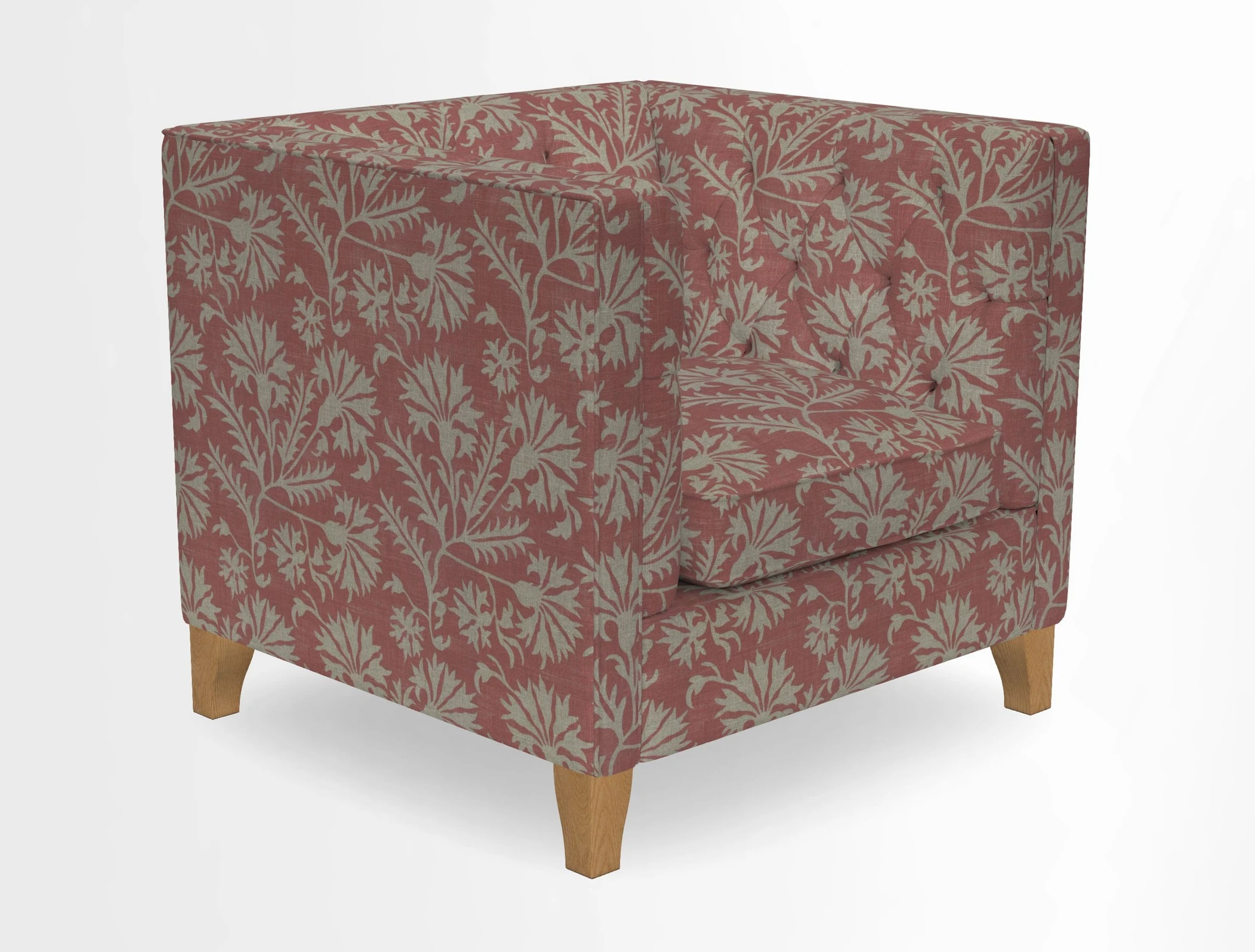 Haresfield Chair in Two Tone Plain Biscuit