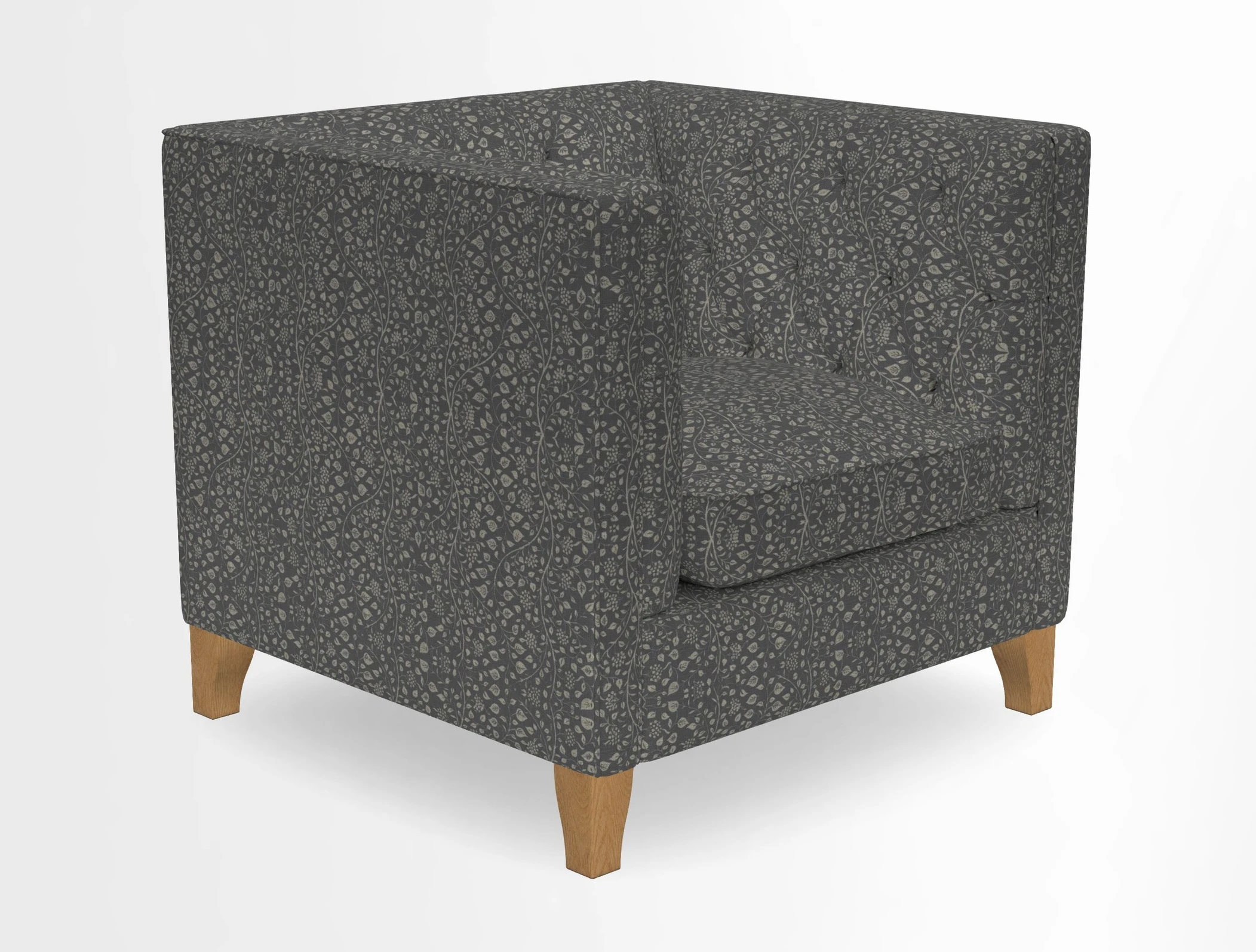 Haresfield Chair in Two Tone Plain Biscuit