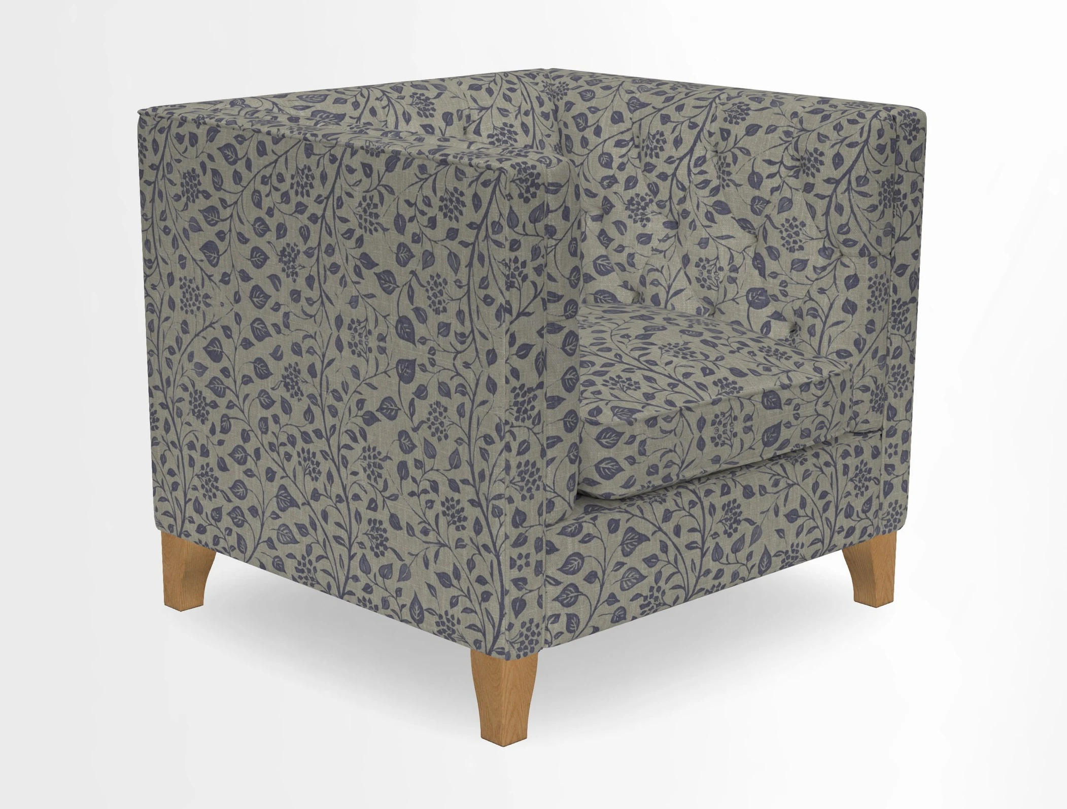 Haresfield Chair in Two Tone Plain Biscuit