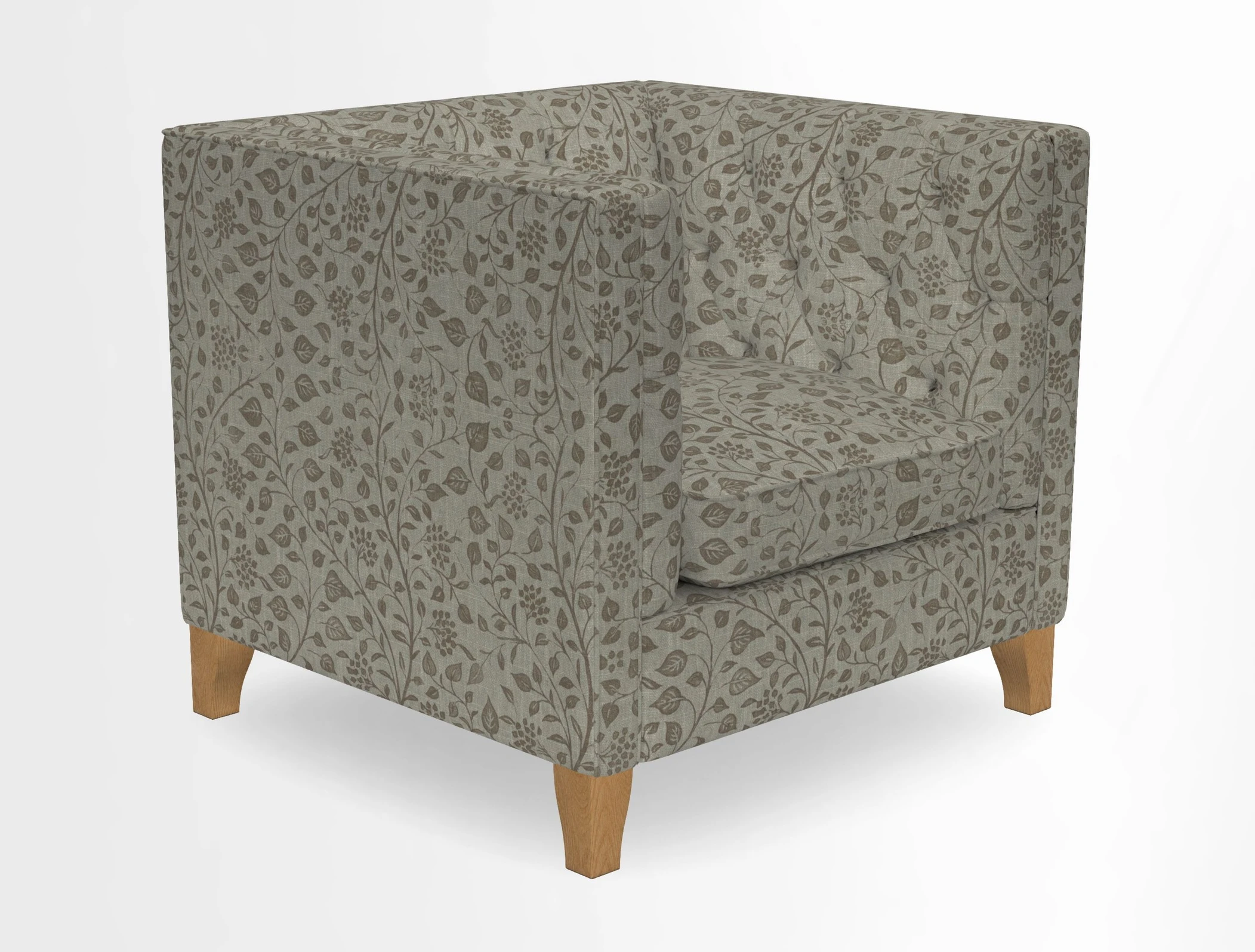 Haresfield Chair in Two Tone Plain Biscuit