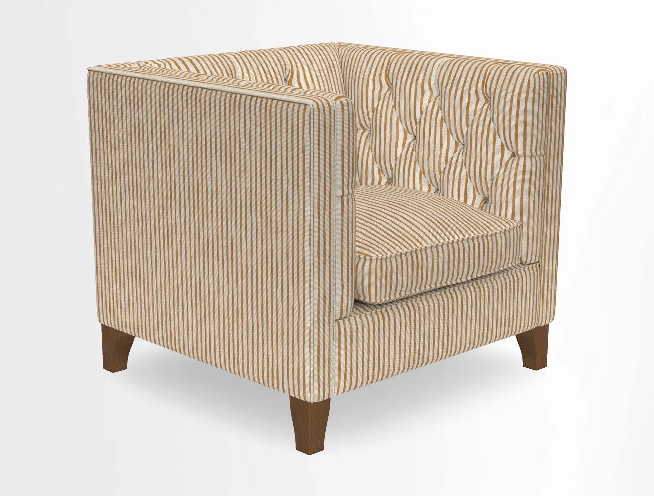 Haresfield Chair in Two Tone Plain Biscuit