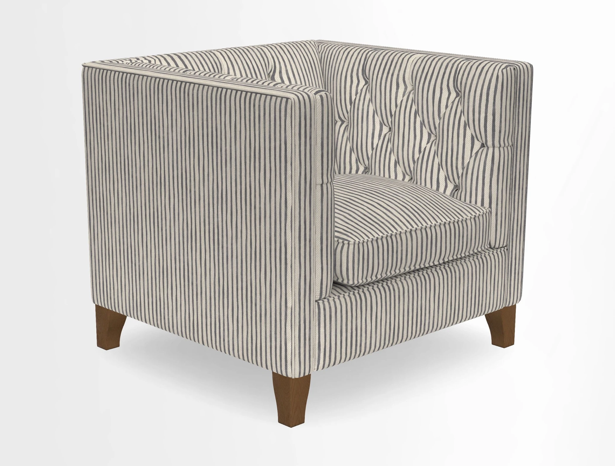 Haresfield Chair in Two Tone Plain Biscuit