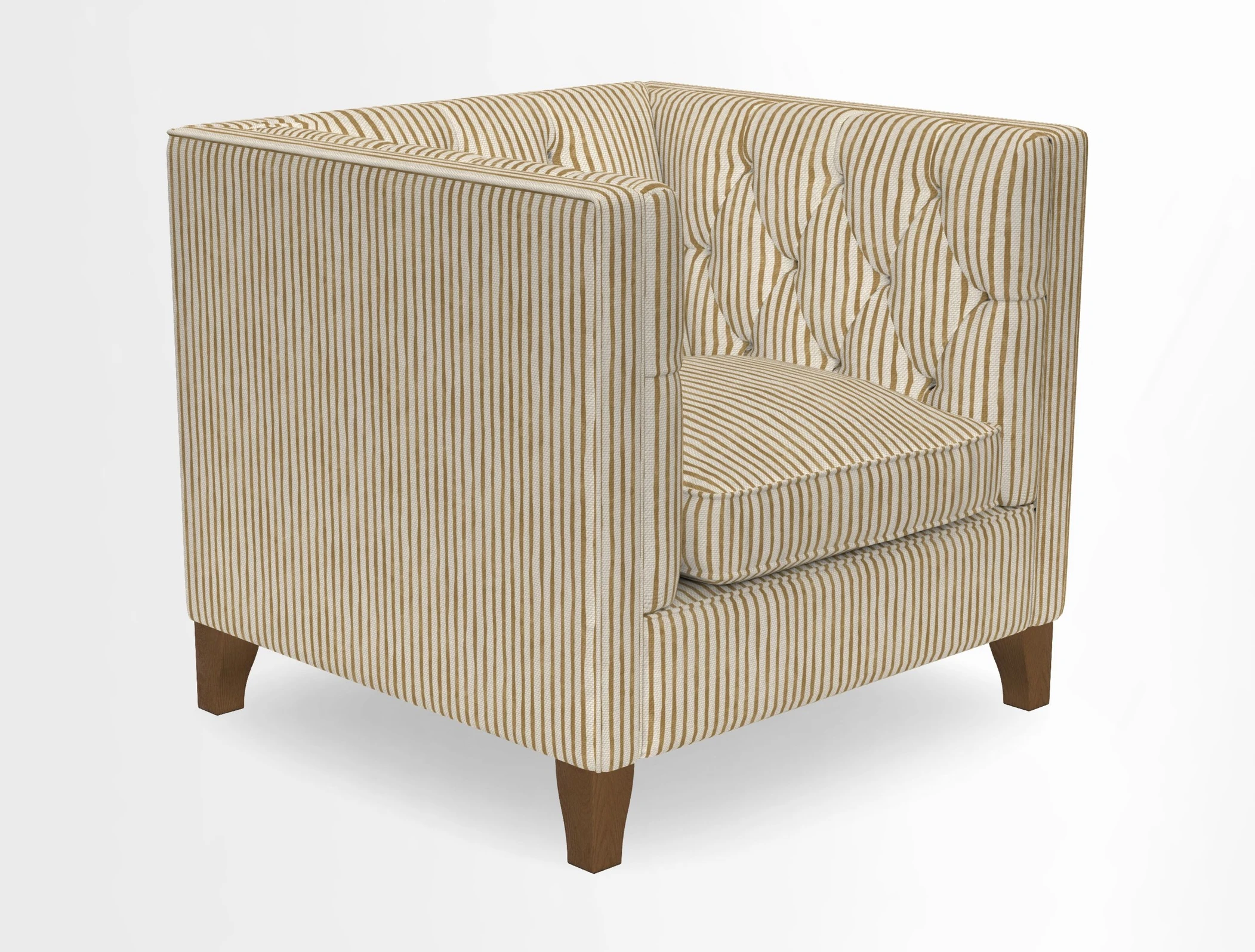 Haresfield Chair in Two Tone Plain Biscuit