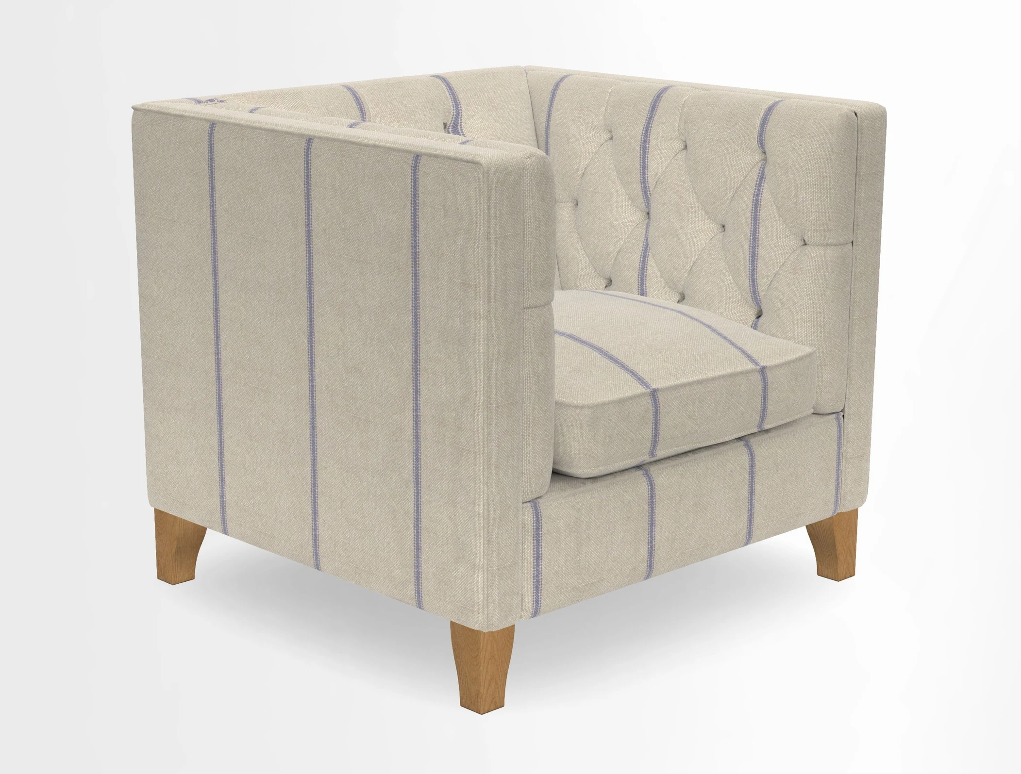 Haresfield Chair in Two Tone Plain Biscuit
