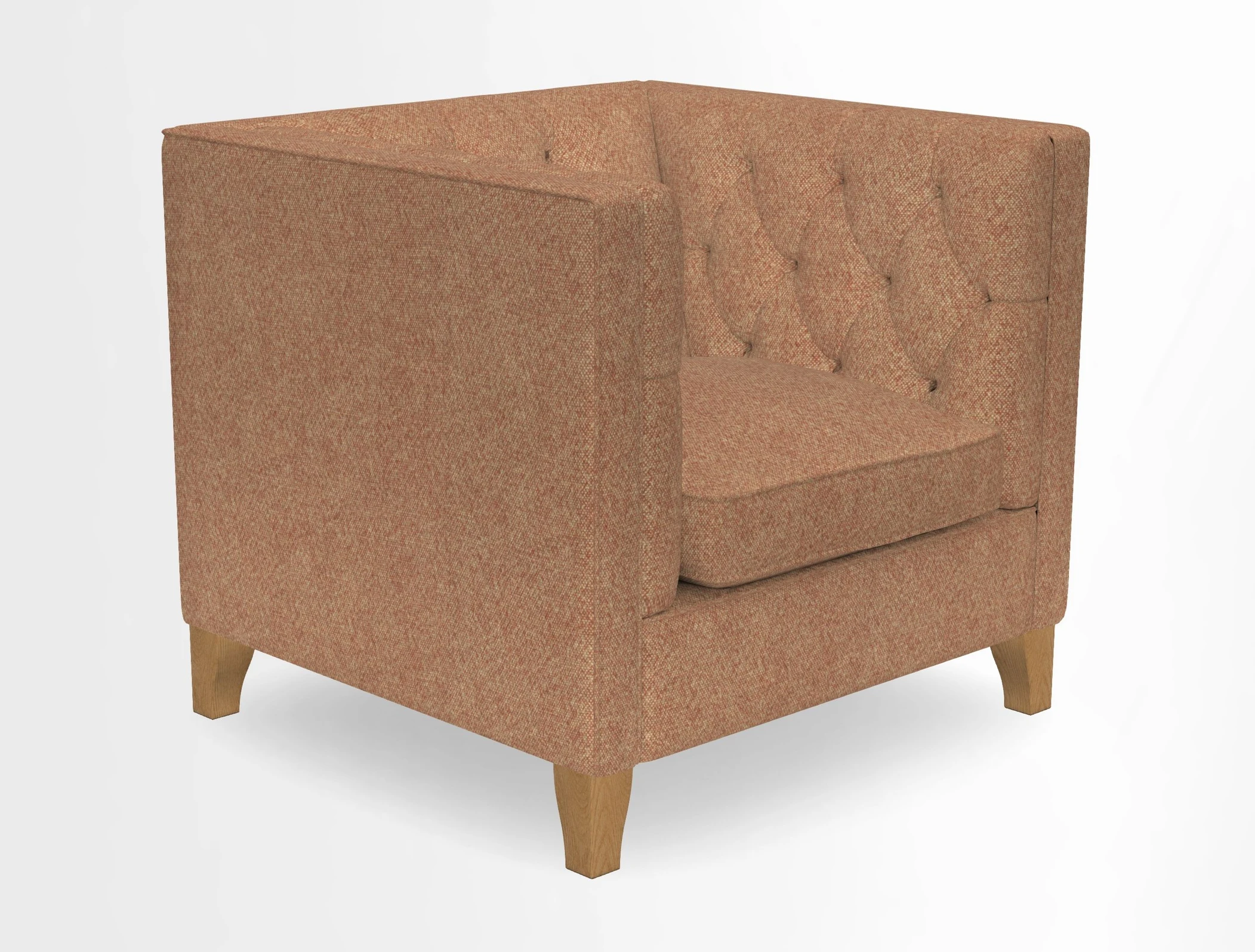 Haresfield Chair in Two Tone Plain Biscuit