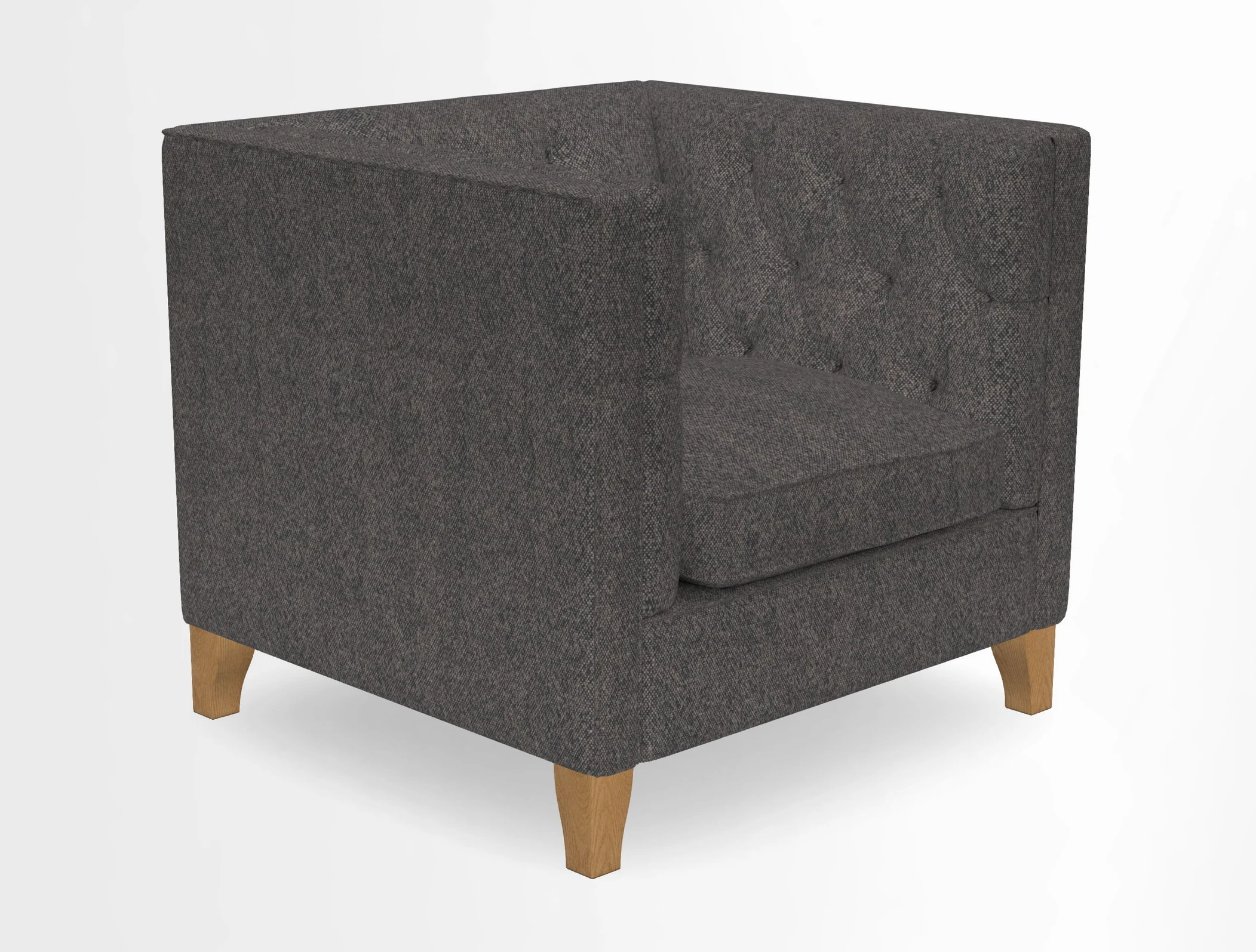 Haresfield Chair in Two Tone Plain Biscuit