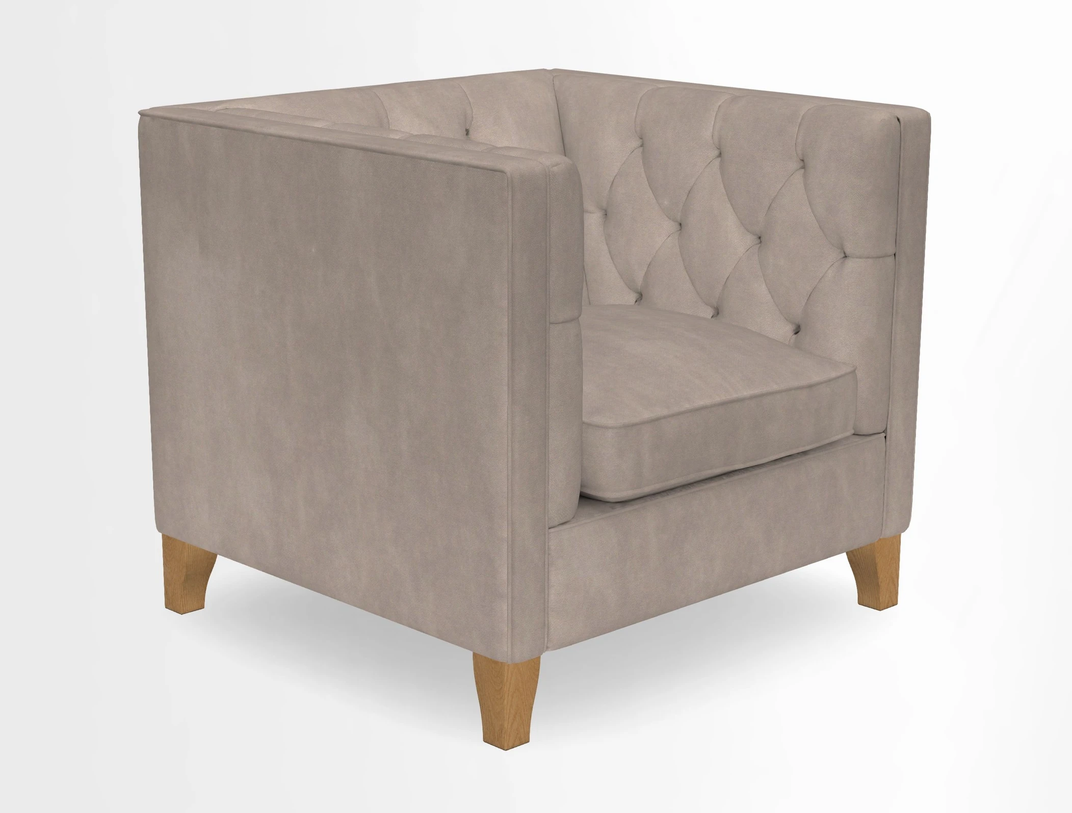 Haresfield Chair in Two Tone Plain Biscuit