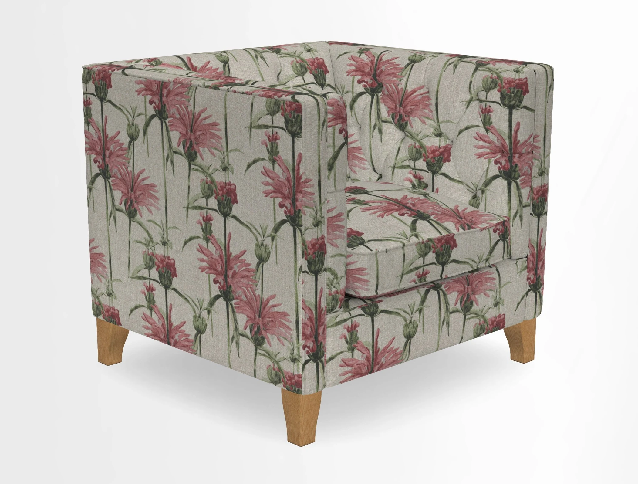 Haresfield Chair in Two Tone Plain Biscuit